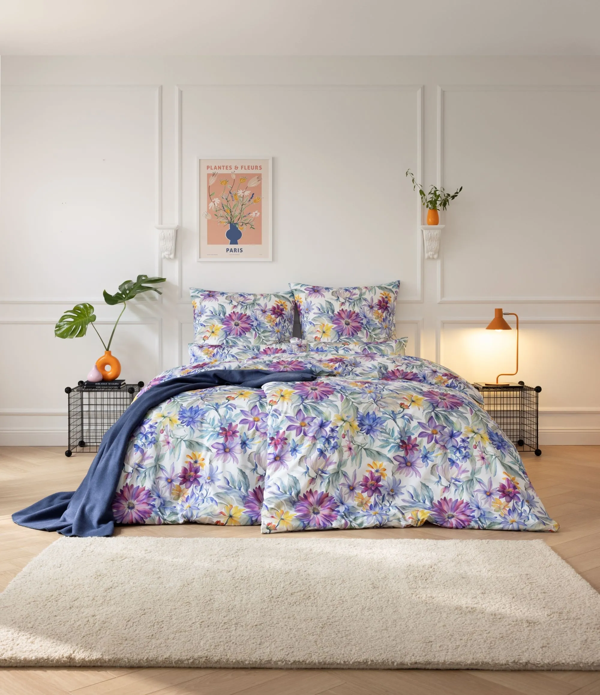 Pościel Estella 2178/985 Valeska Satyna Szwajcarska 140x200cm 3 części