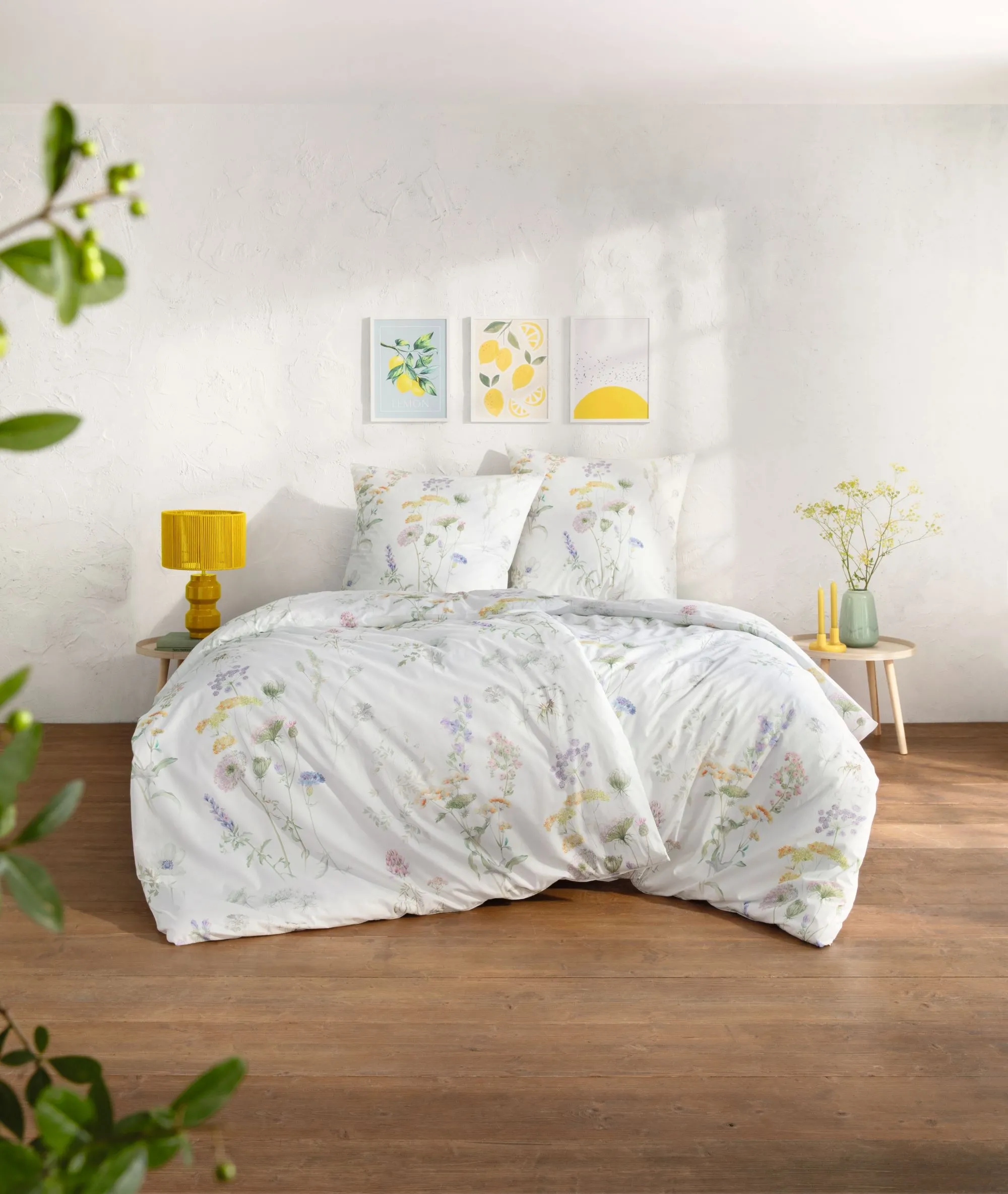 Pościel Estella 2205/985 Primavera Batyst 160x200cm 3 części