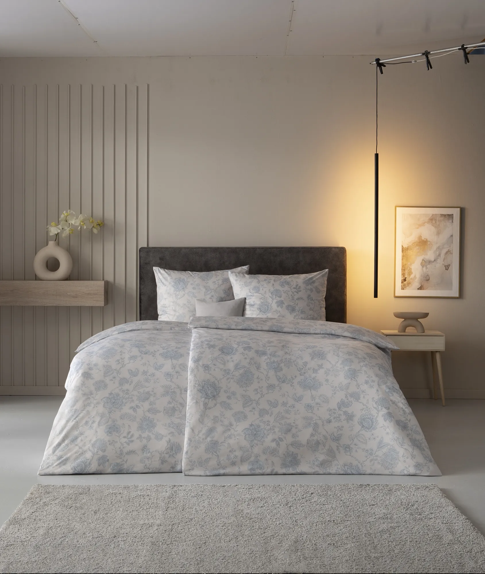 Pościel Estella 6343/295 Valeria Mako Interlock Jersey 160x200cm 3 części