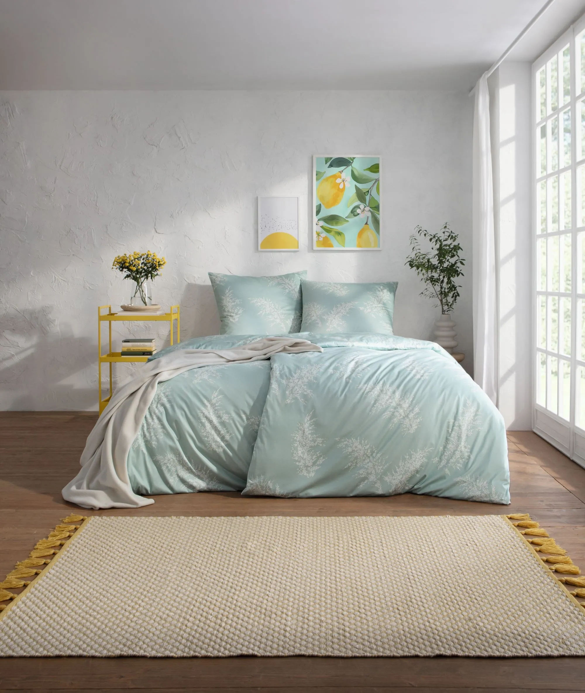 Pościel Estella 6611/520 Rosalina Mako Interlock Jersey 160x200cm 3 części