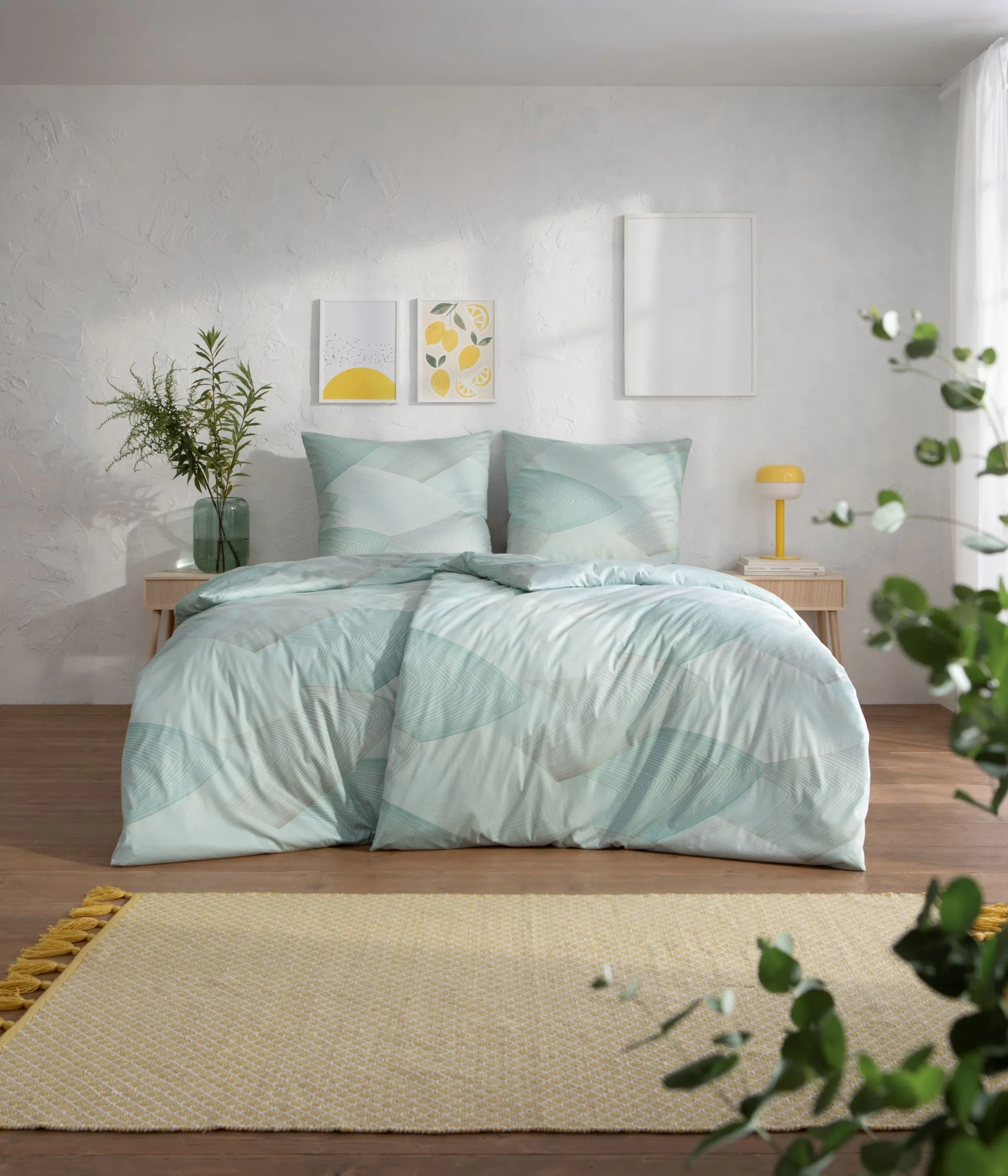 Pościel Estella 6612/520 Phoenix Mako Interlock Jersey 160x200cm 3 części