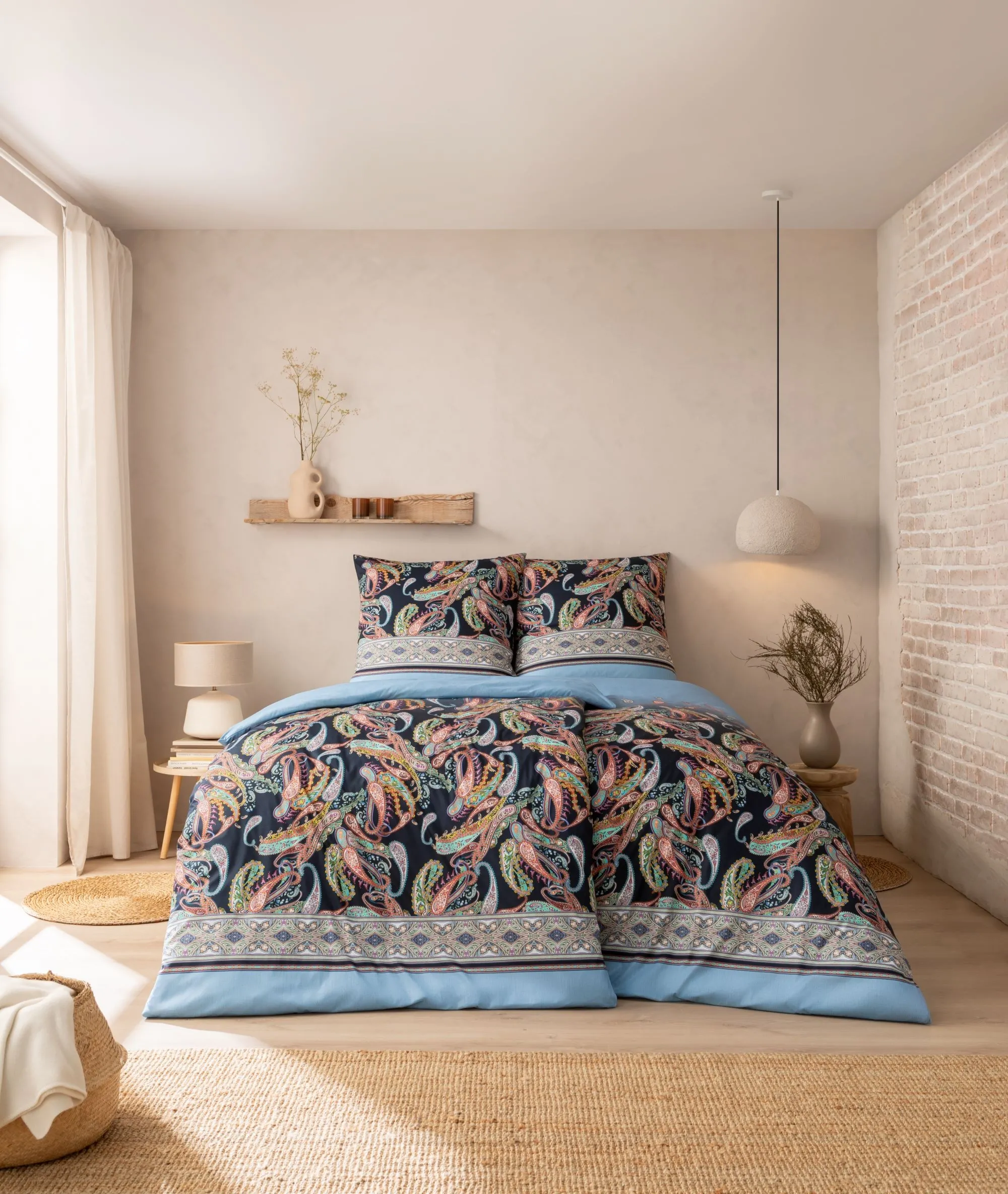 Pościel Estella 6627/606 Siena Mako Interlock Jersey 160x200cm 3 części