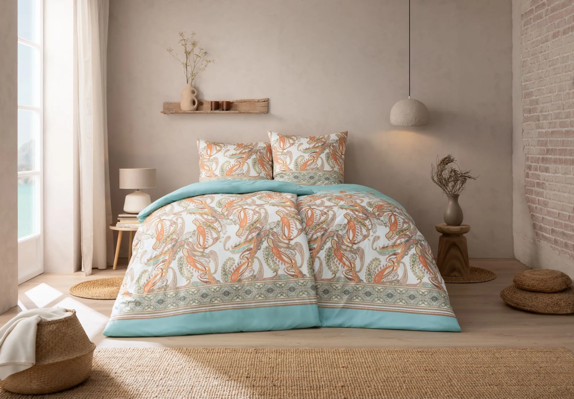 Pościel Estella 6627/640 Siena Mako Interlock Jersey 160x200cm 3 części