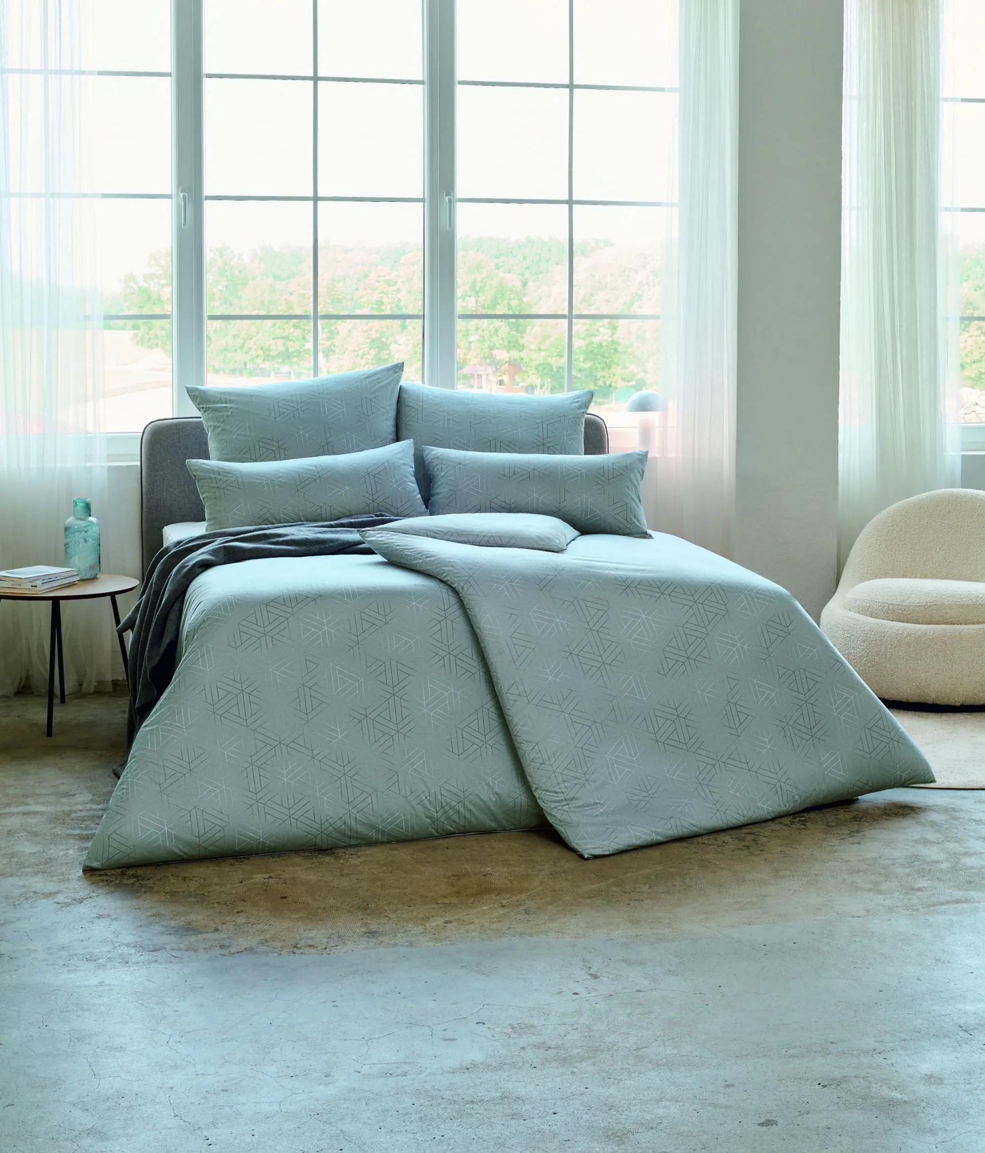 Pościel Estella 6898/810 Pippa Mako Interlock Jersey 160x200cm 3 części