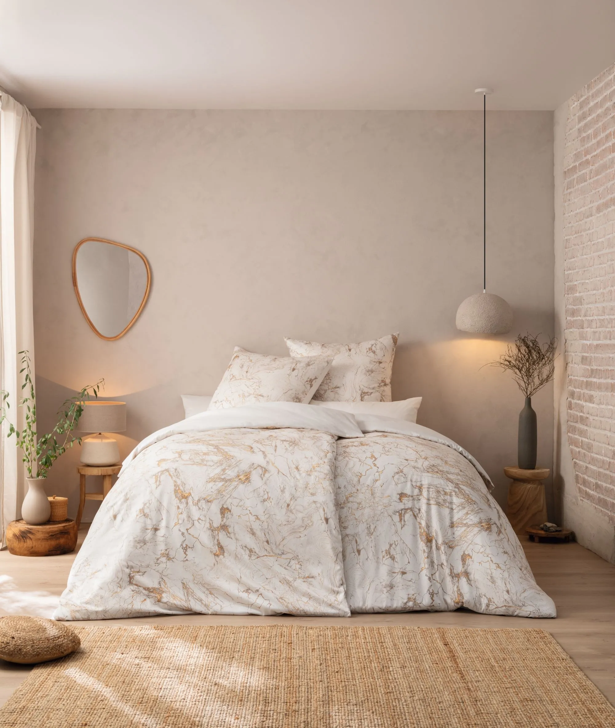 Pościel Estella 7259/110 Raphael Mako Satyna 160x200cm 5 części