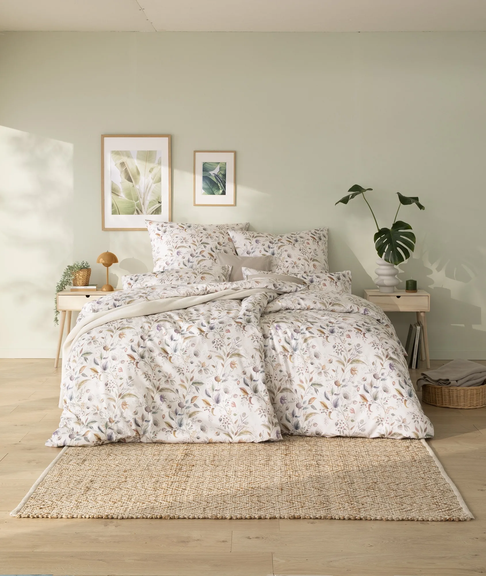 Pościel Estella 7953/215 Jolanda Mako Satyna 160x200cm 5 części