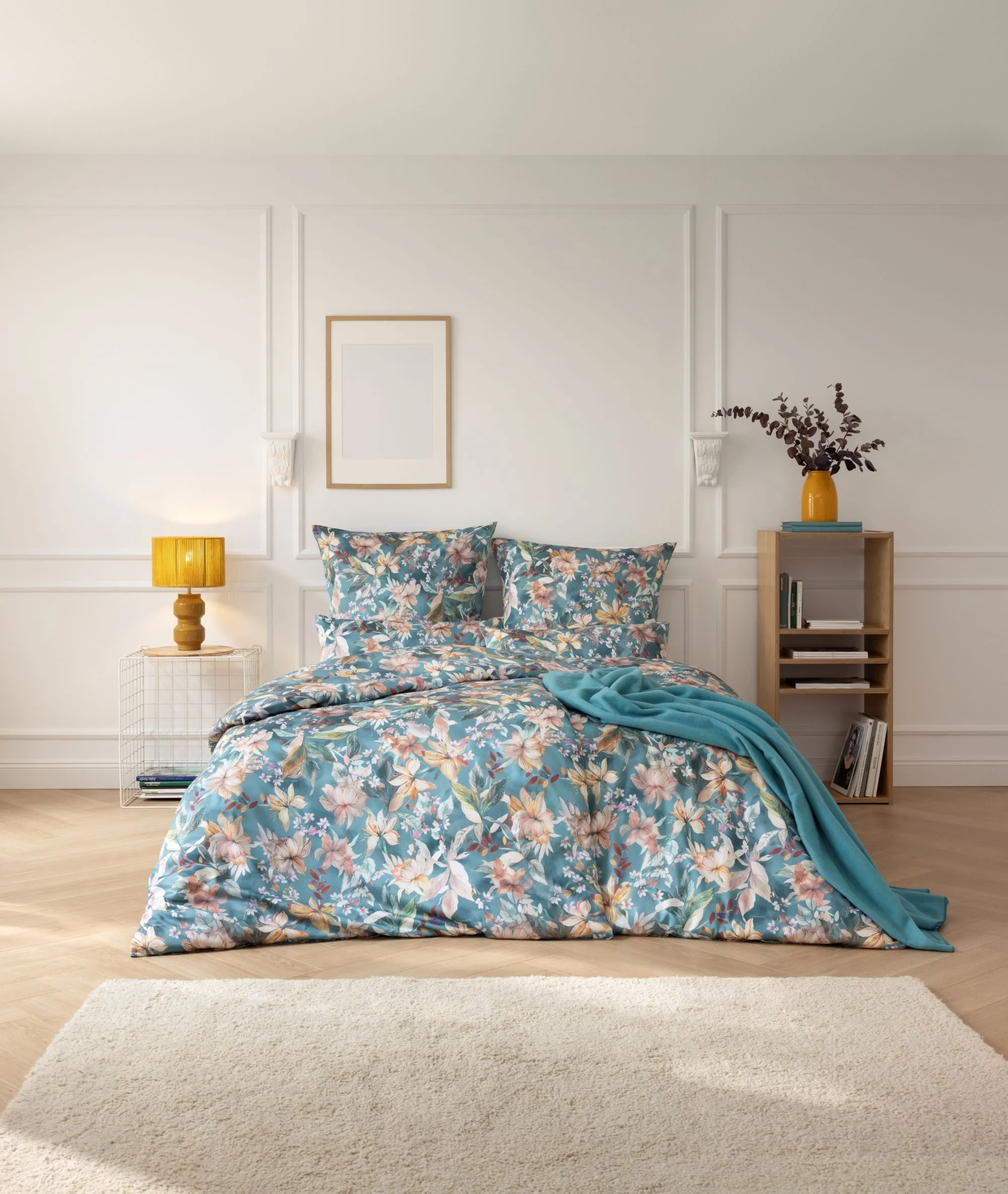 Pościel Estella 7960/581 Estera Mako Satyna 160x200cm 5 części