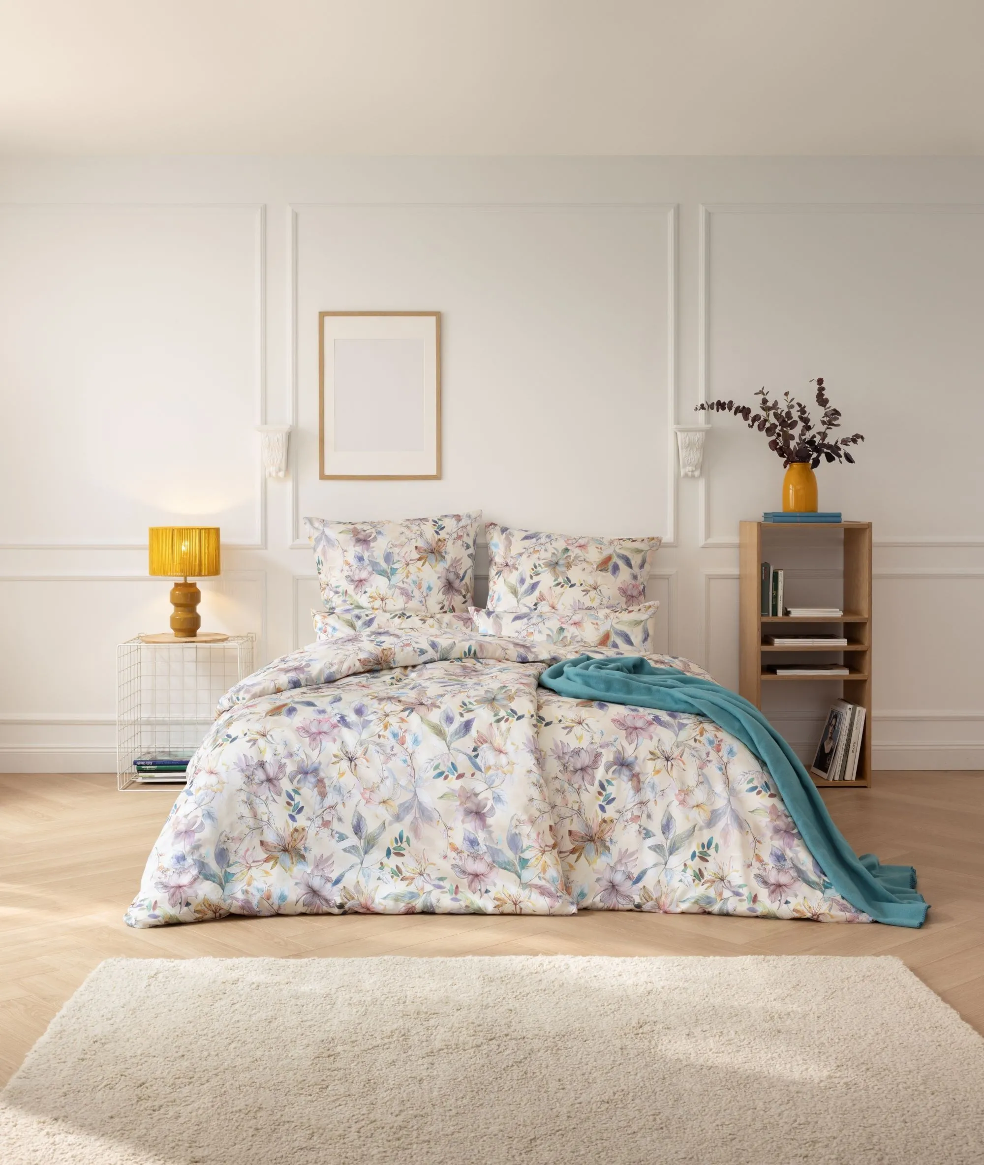 Pościel Estella 7960/985 Estera Mako Satyna 160x200cm 5 części