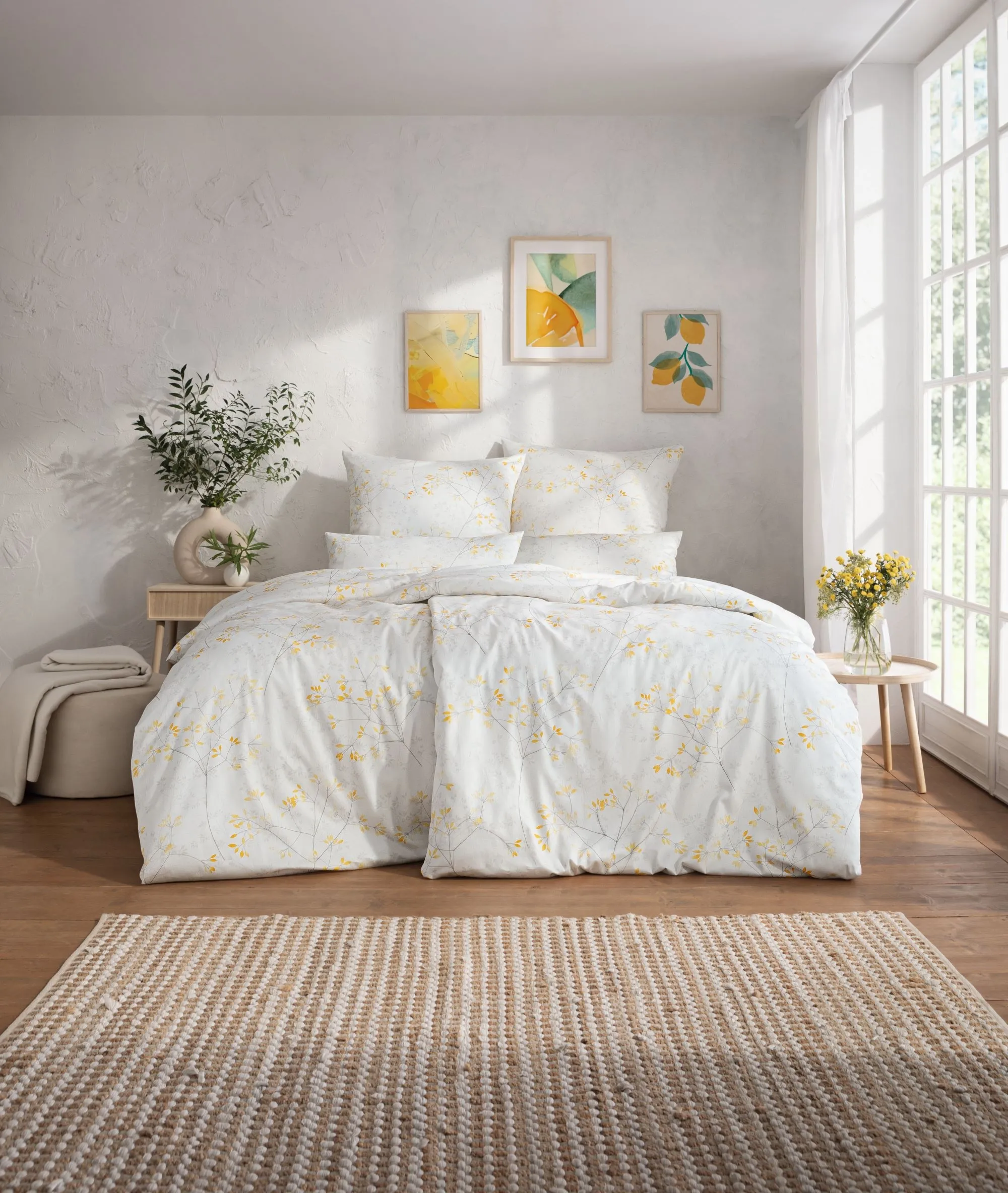 Pościel Estella 7965/710 Svenja Mako Satyna 160x200cm 5 części