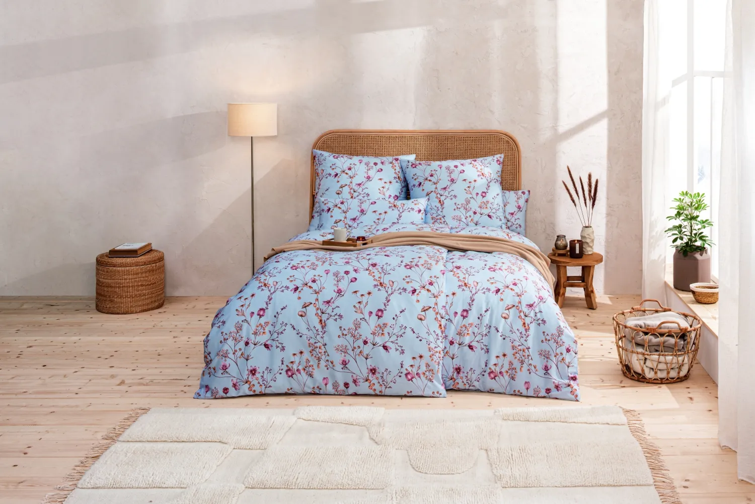 Pościel Estella 2172/630 Amanda Satyna Szwajcarska 160x200cm 3 części