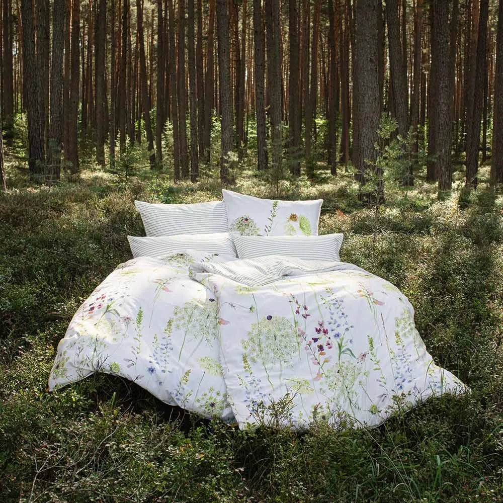 Pościel Estella 4704/530 Meadow Mako Satyna 200x200cm 3 części