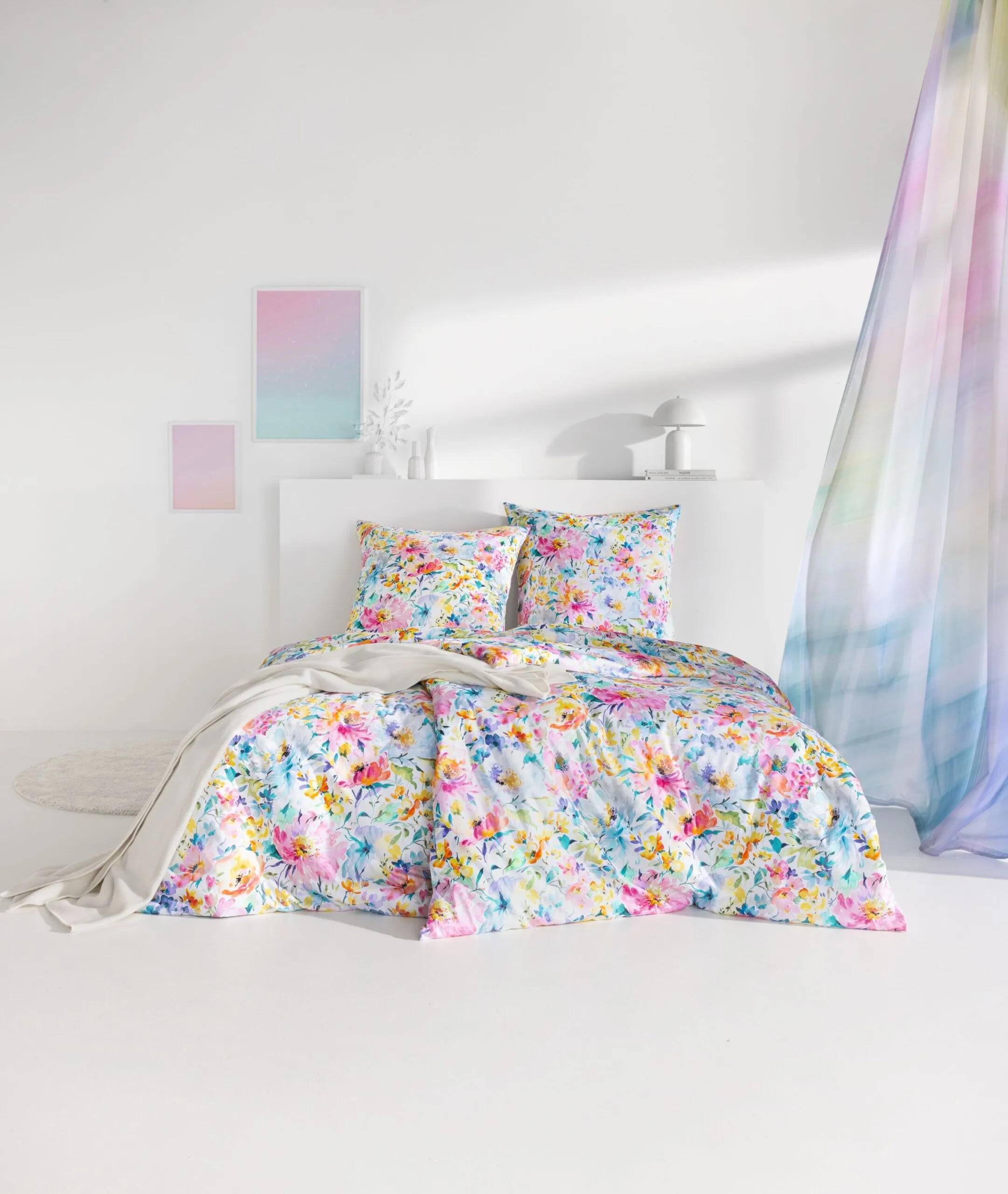 Pościel Estella 4826/985 Alanis Mako Satyna 160x200cm 3 części