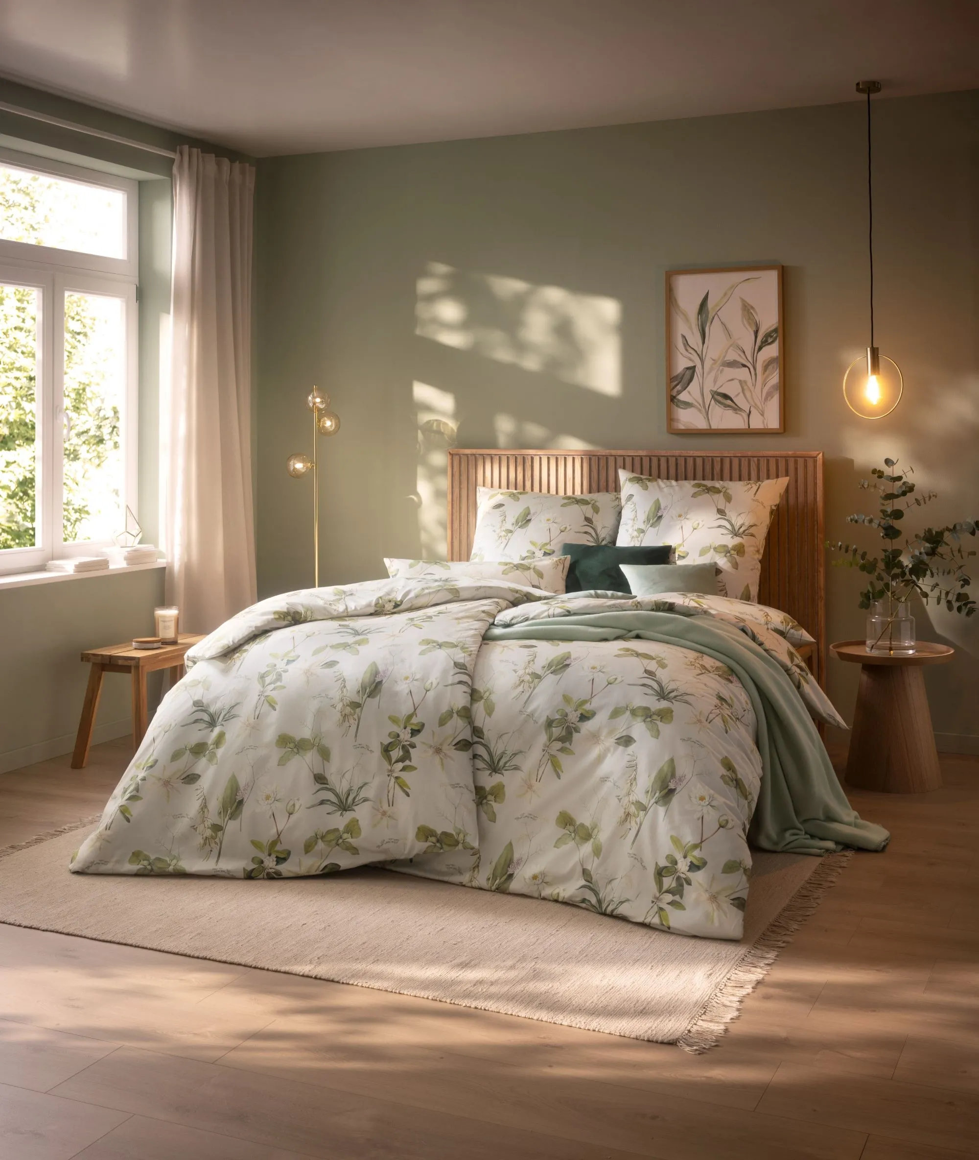 Pościel Estella 2186/530 Nadea Satyna Szwajcarska 140x200cm 3 części