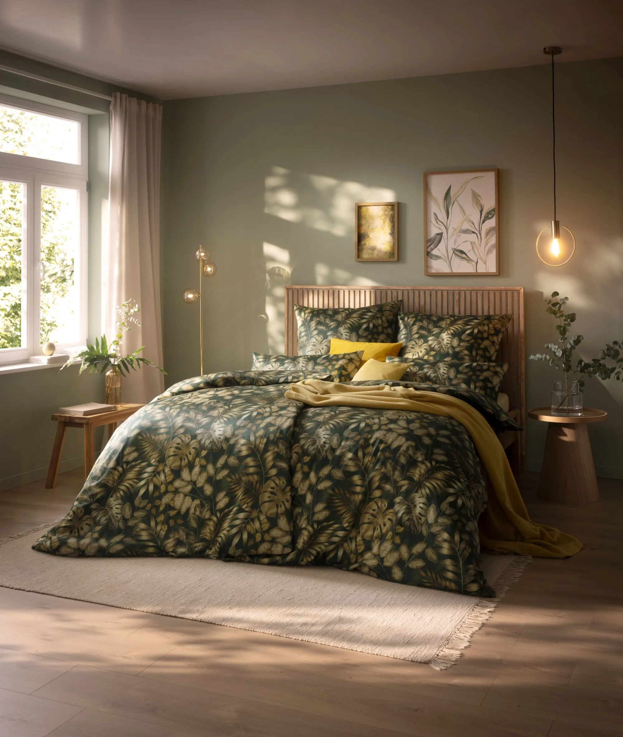 Pościel Estella 2187/580 Yara Satyna Szwajcarska 140x200cm 3 części