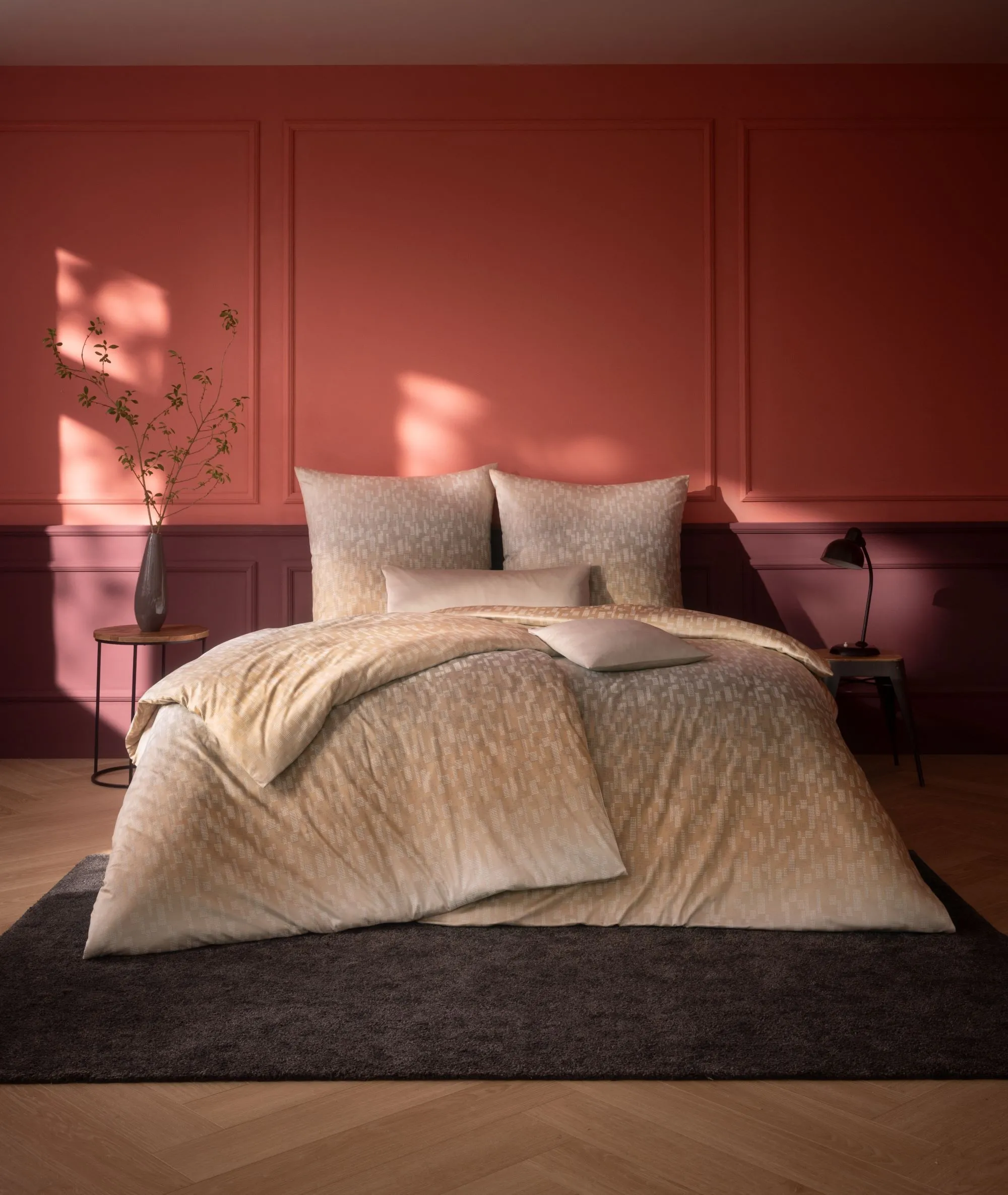 Pościel Estella 6369/320 Viktor Mako Interlock Jersey 140x200cm 2 części