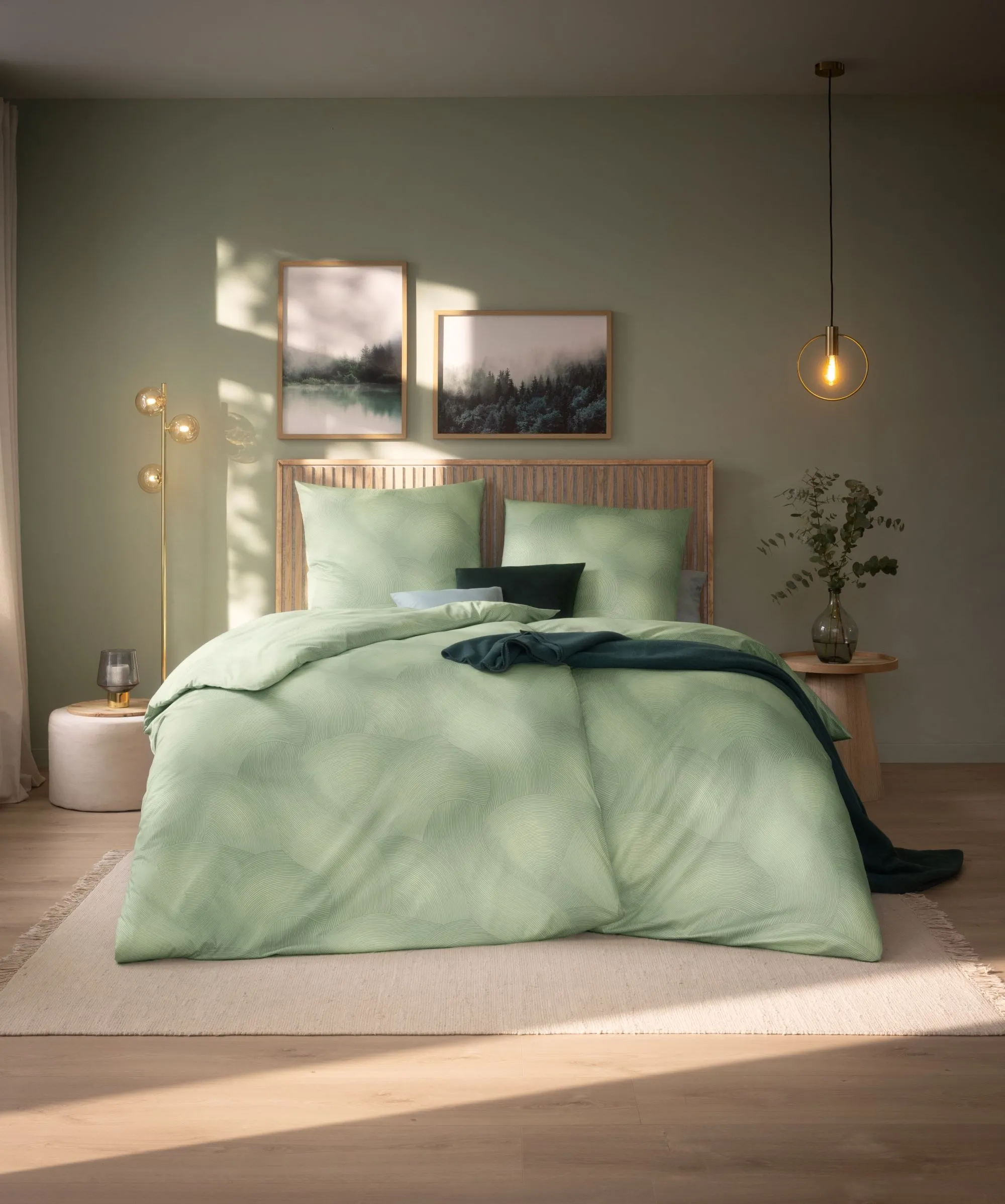 Pościel Estella 6388/565 Gregor Mako Interlock Jersey 160x200cm 3 części