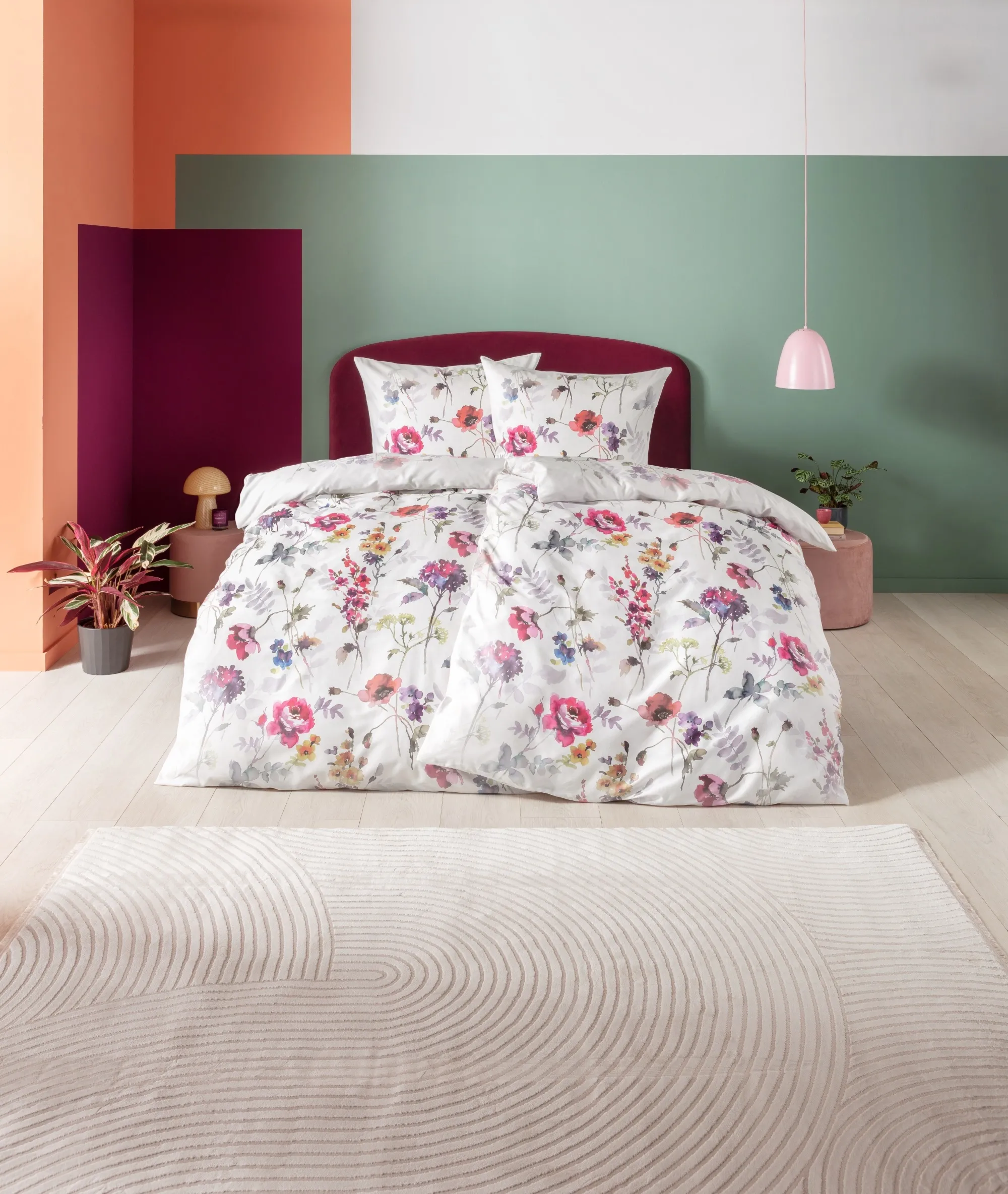 Pościel Estella 4836/985 Hailey Mako Satyna 160x200cm 3 części