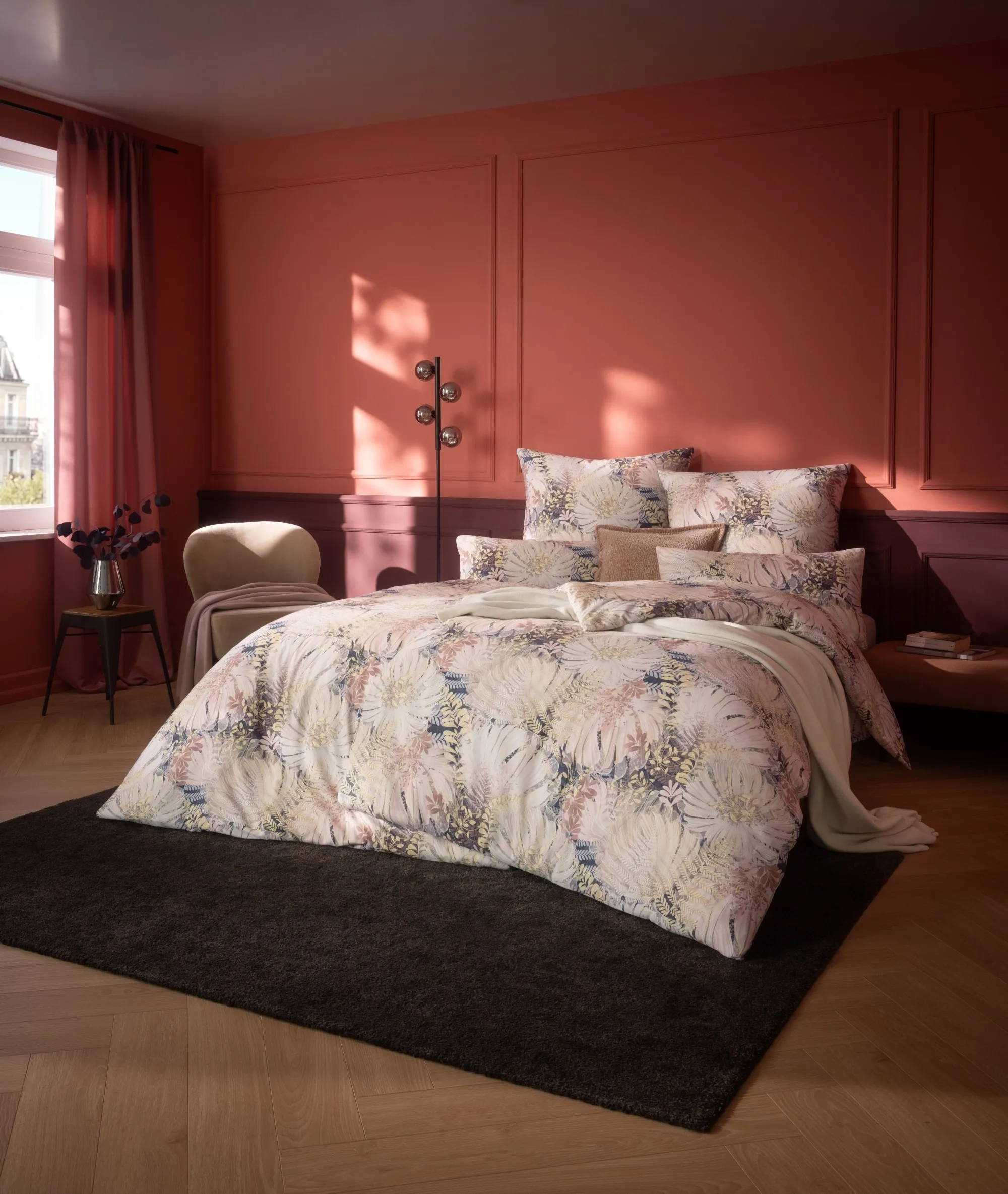 Pościel Estella 7983/400 Amira Mako Satyna 160x200cm 5 części