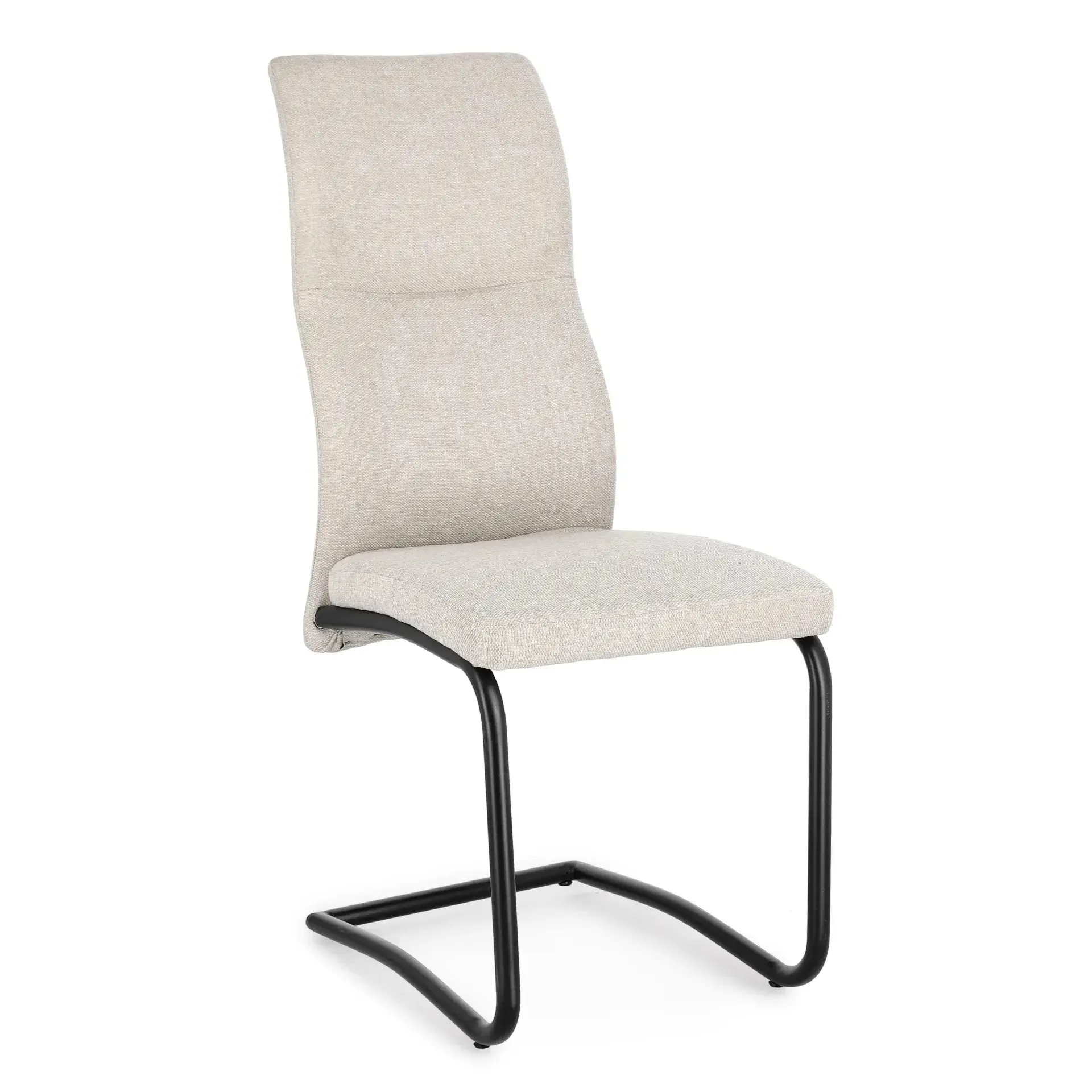 Krzesło tapicerowane THELMA Bizzotto beżowe  43,5x62x102