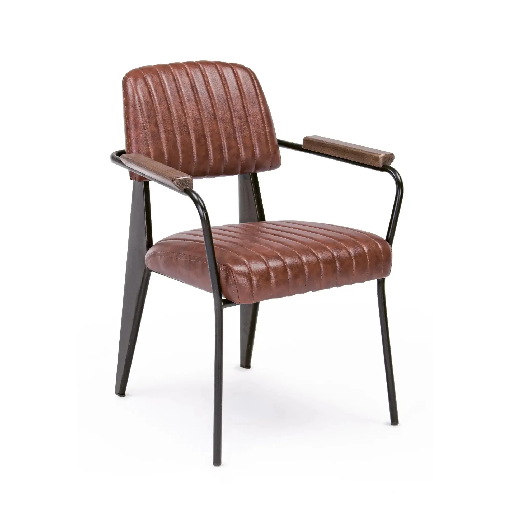 Eleganckie krzesło tapicerowane NELLY Bizzotto ciemnopomarańczowe 60x63x81