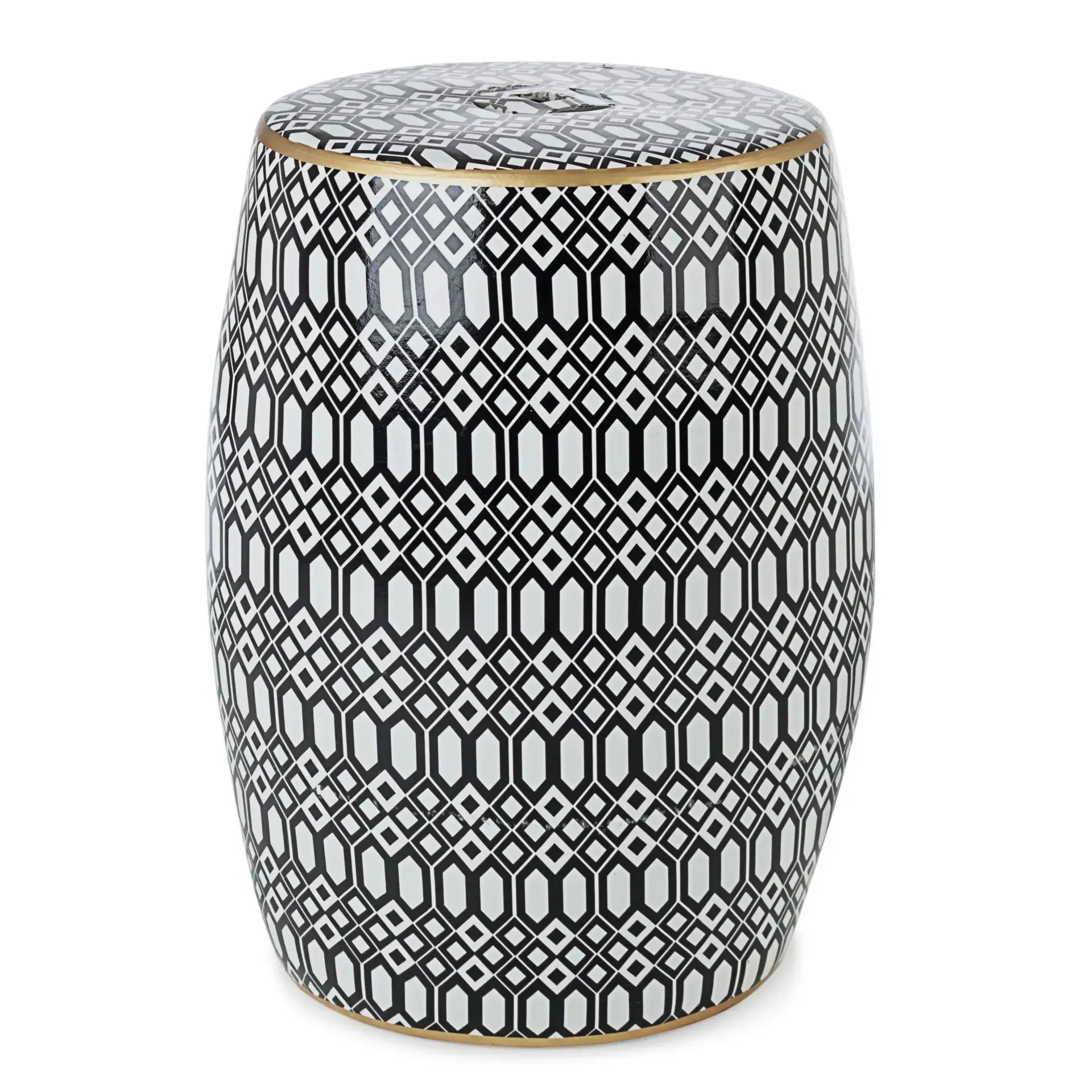 Stołek w stylu vintage SFINGE Bizzotto  ceramiczny Ø33x46