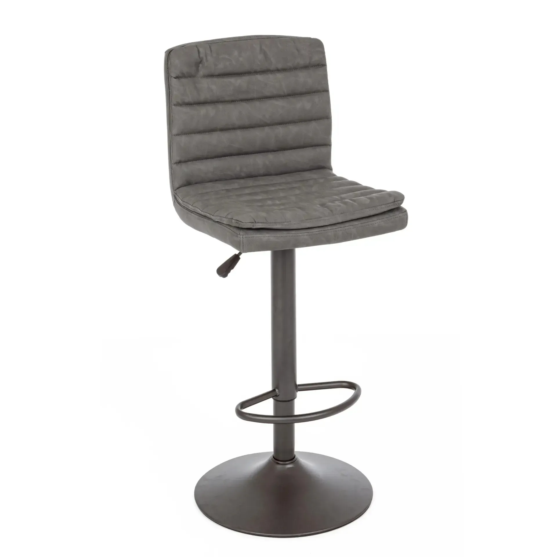 Hoker tapicerowany CONNOR Bizzotto ciemnoszary  41x50x94,5|115,5