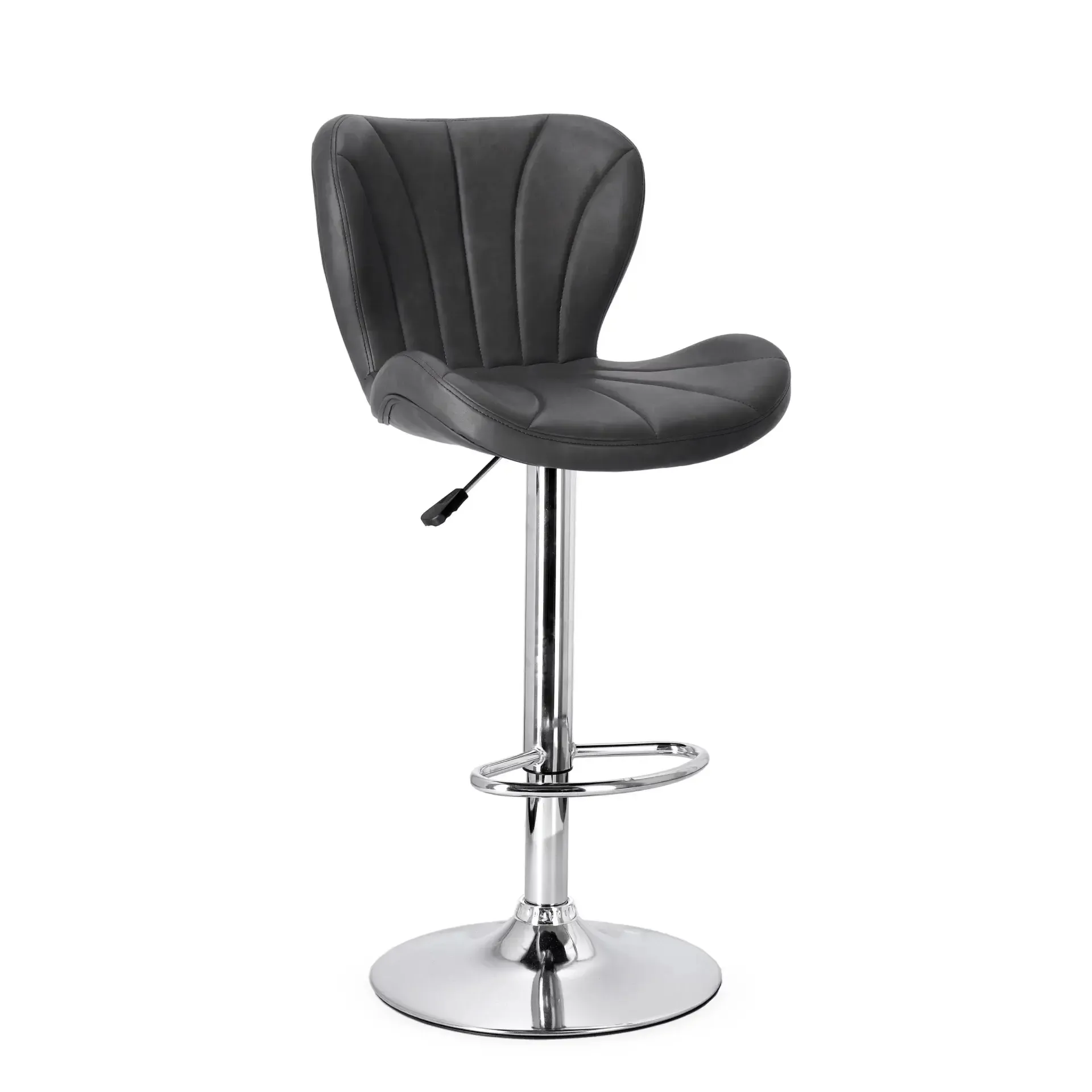 Hoker tapicerowany LEXINGTON Bizzotto szary  47x53x90,5|109,5