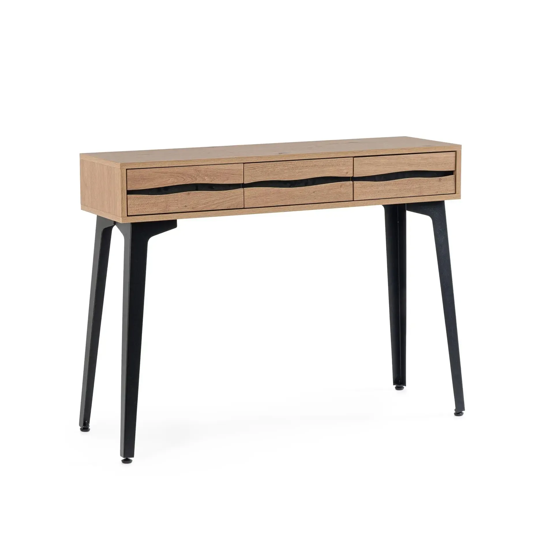 Drewniana konsola MELYS Bizzotto naturalna  100x30x75