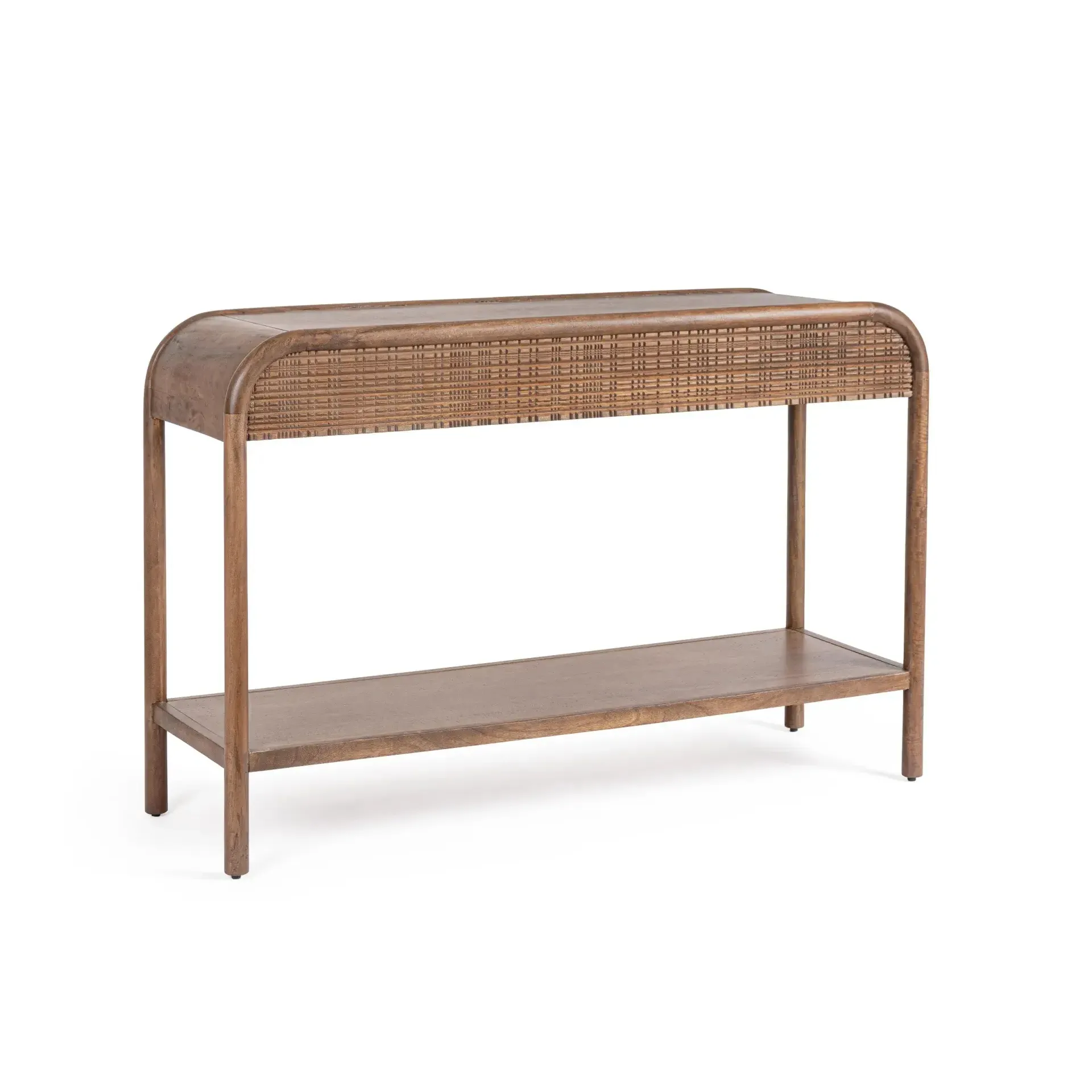 Drewniana konsola SANAT Bizzotto naturalna  120x40x80