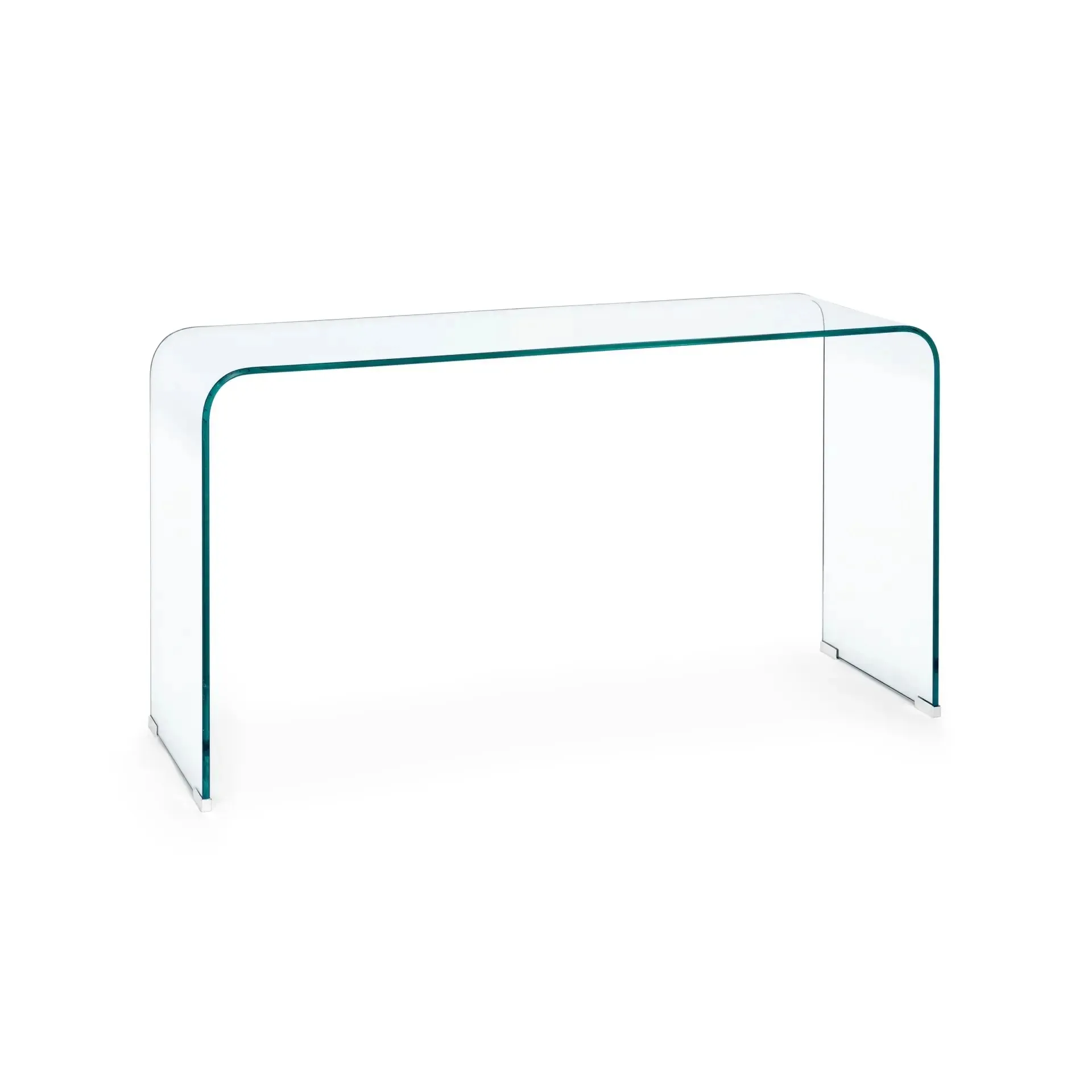 Szklana konsola IRIDE Bizzotto przezroczysta  125x40x70
