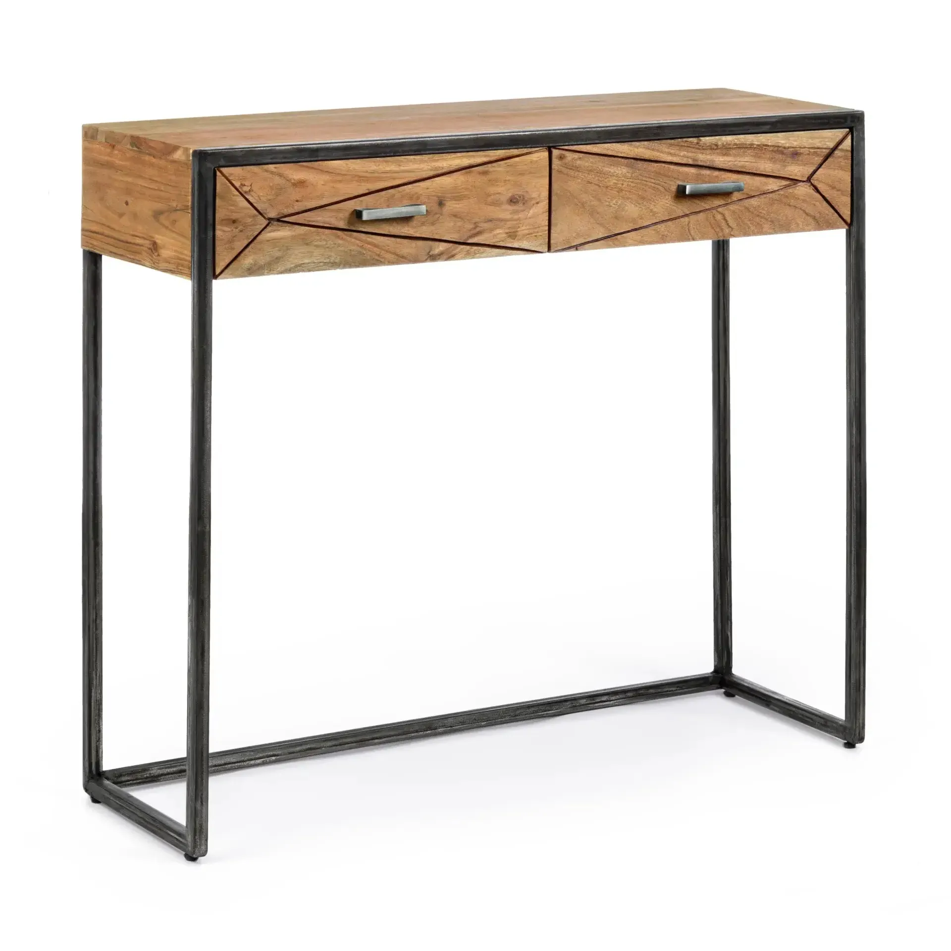 Nowoczesna konsola EGON Bizzotto naturalna  90x30x80