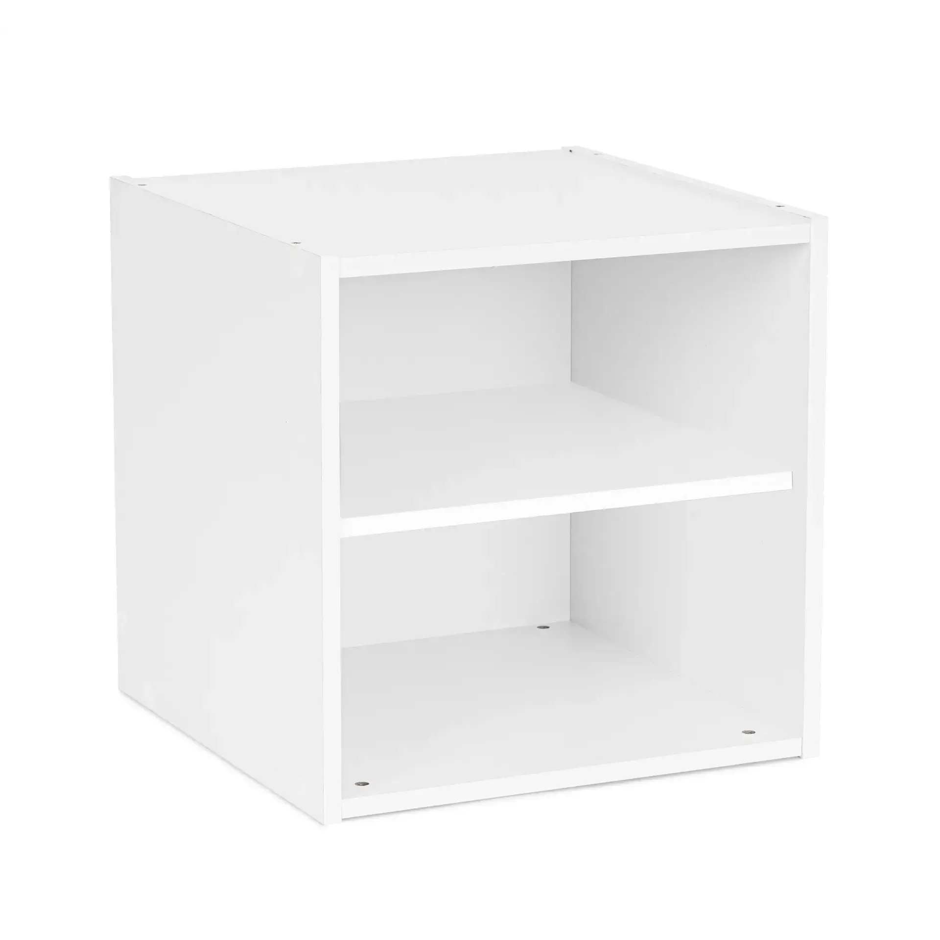 Szafka kostka z półką COMPOSITE Bizzotto biała MDF 35x35x35