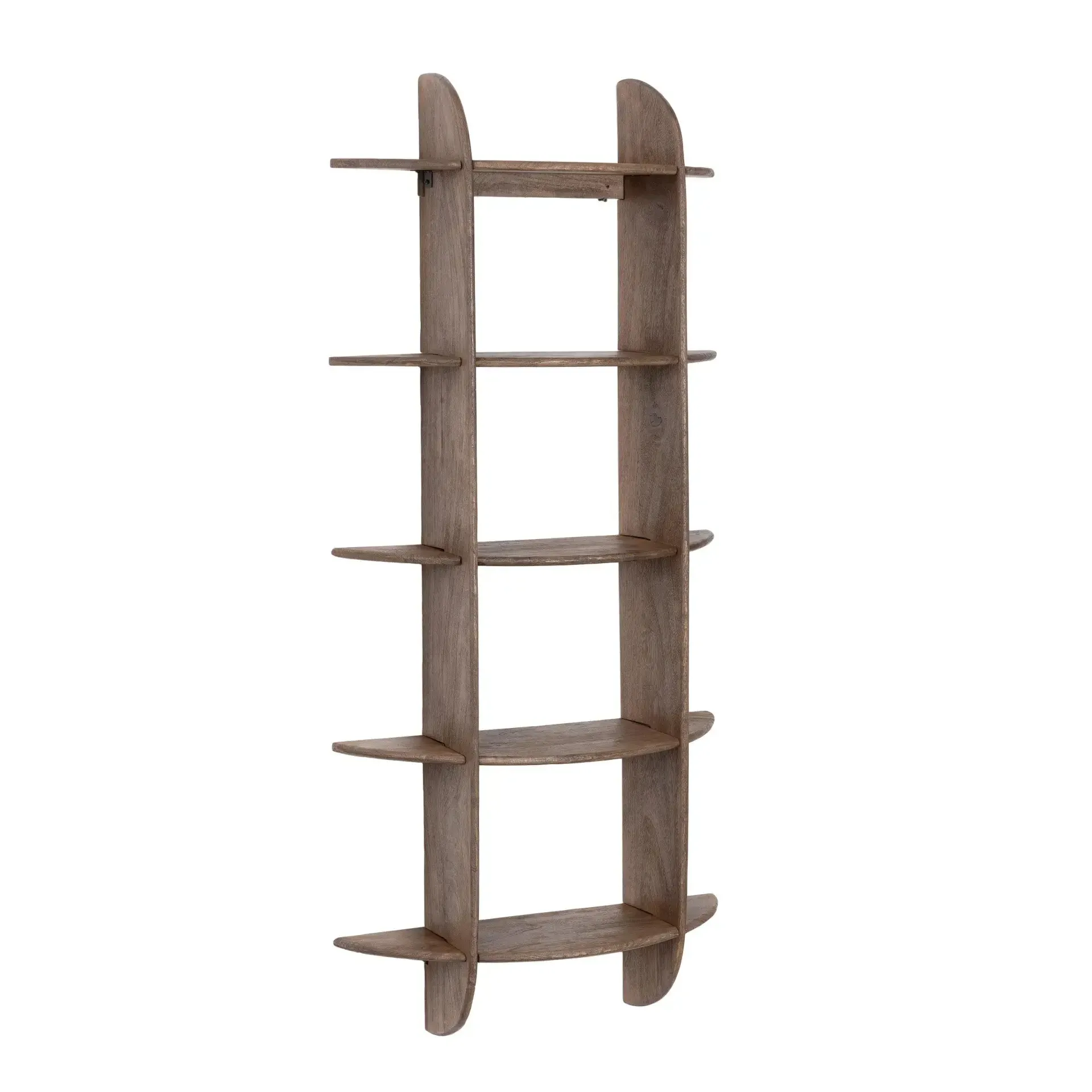 Półka ścienna wisząca WESTWOOD Bizzotto brązowa drewno mango 70x22x160