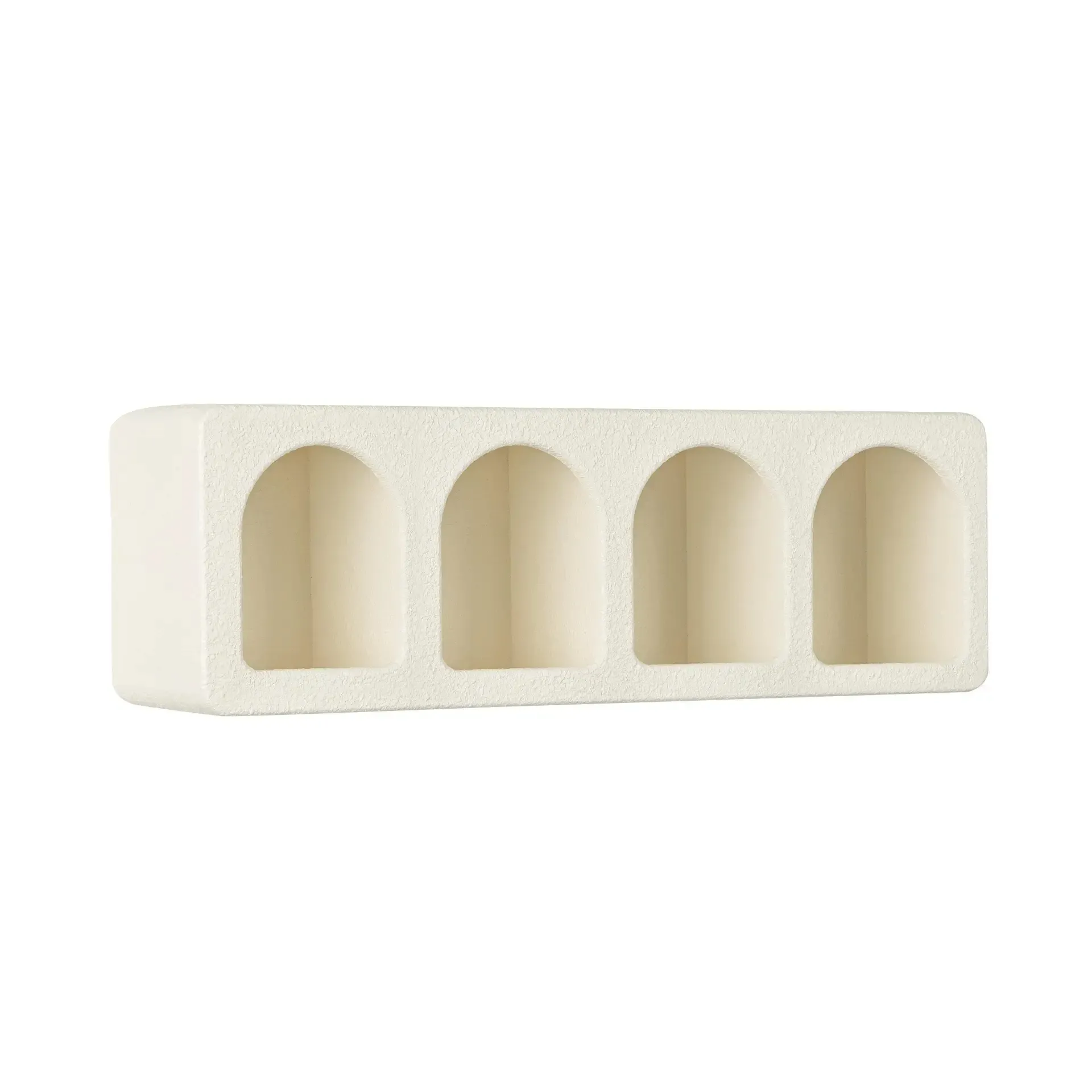 Półka ścienna wisząca CREAMY Bizzotto kremowa MDF 60x15x20