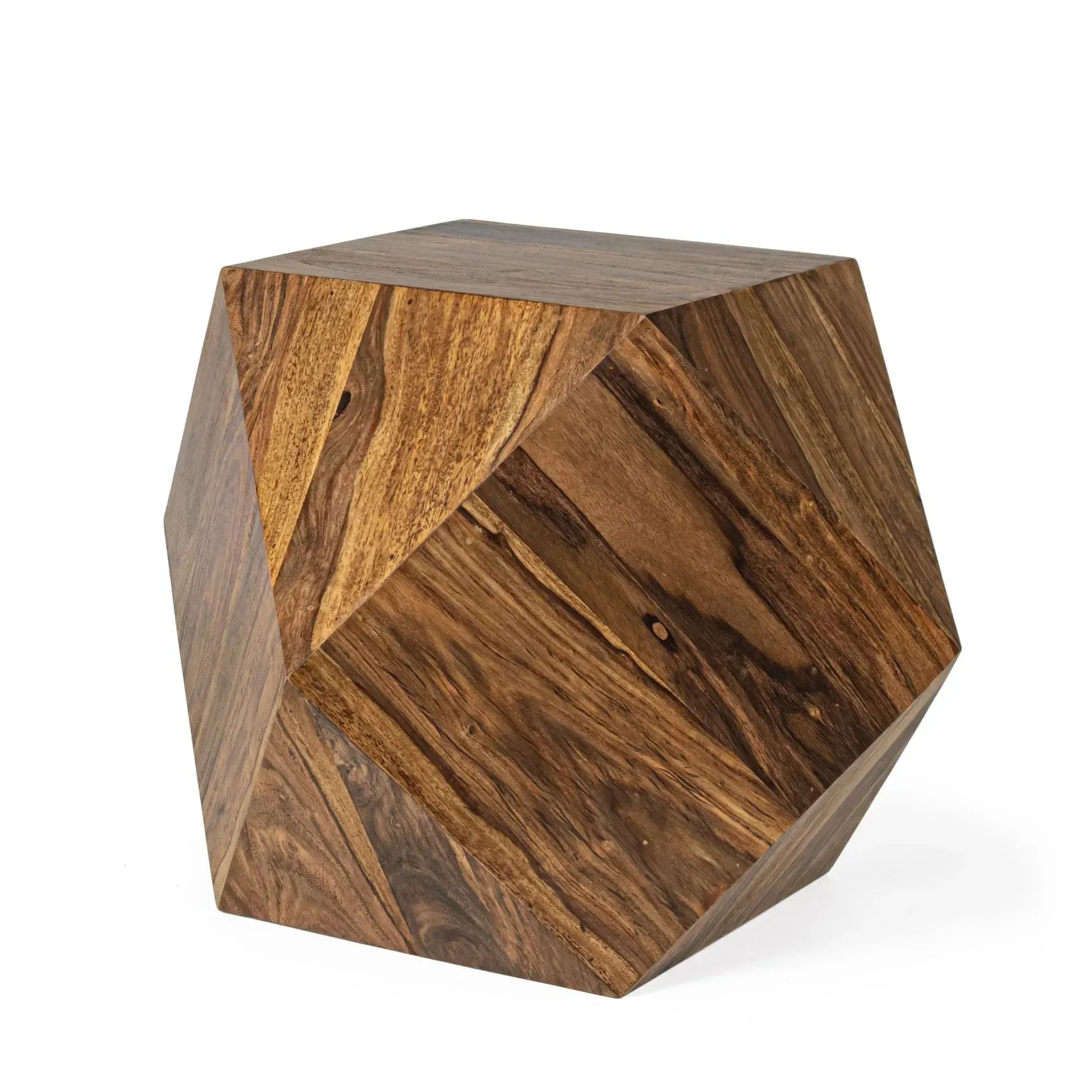 Stolik kawowy EGYPT Bizzotto naturalny drewno sheesham 42x42x42