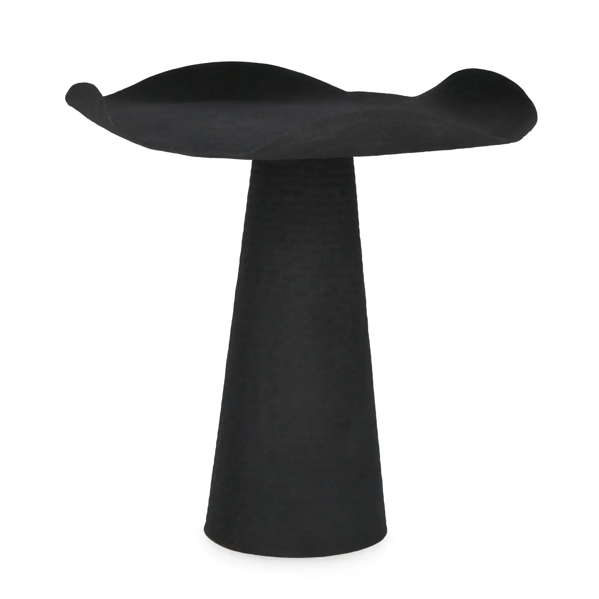 Stolik kawowy LALITA Bizzotto czarny aluminiowy Ø46x47.5