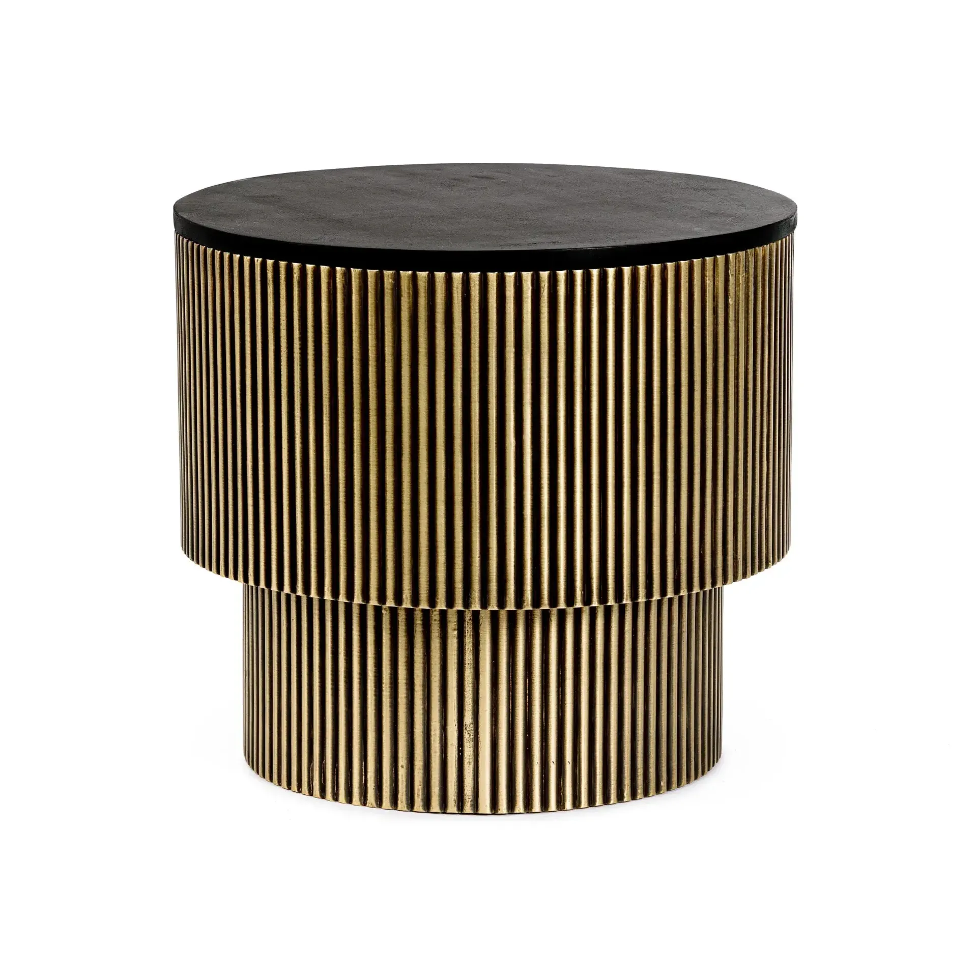 Stolik kawowy VIRAT Bizzotto mango MDF Ø50x45