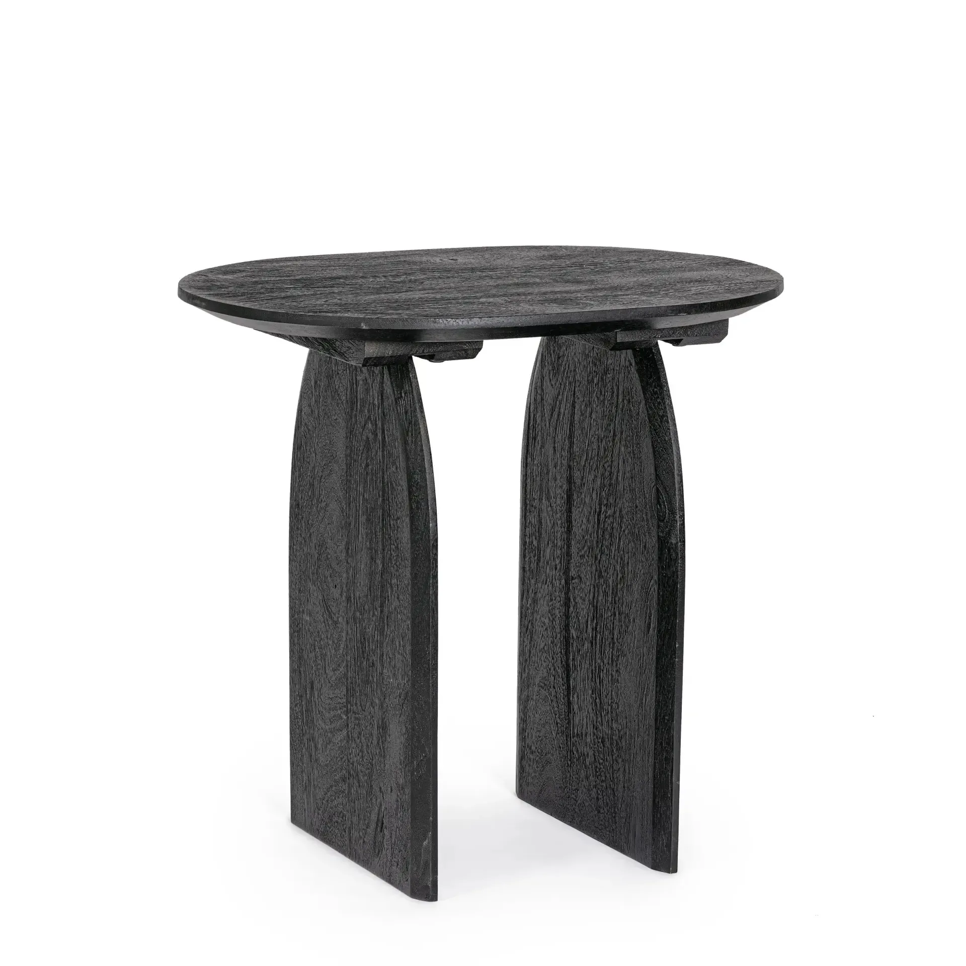 Stolik kawowy MONTERREY Bizzotto czarny drewno mango wykończone nitrocelulozą 60x45x56