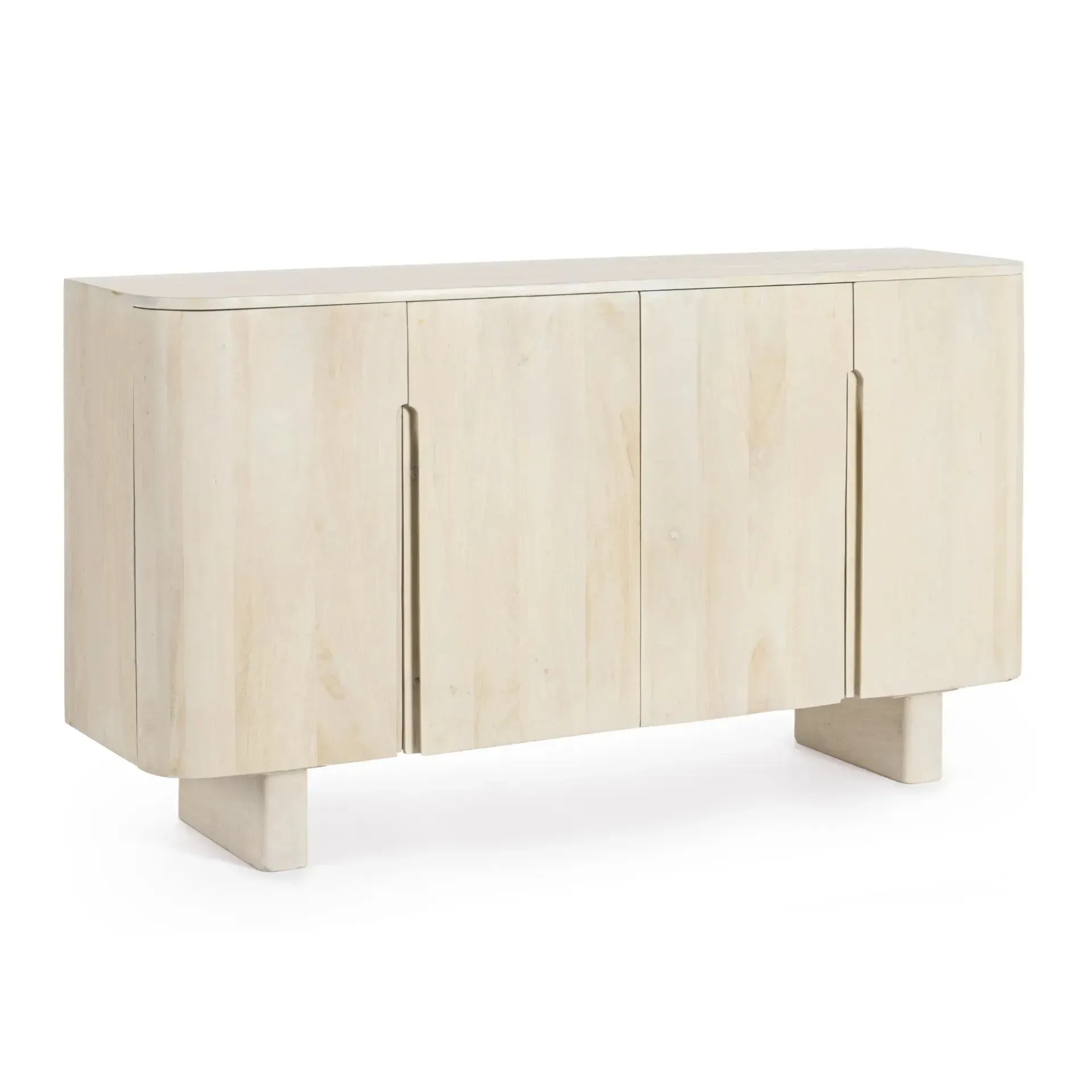 Kredens SERAPIS Bizzotto biały drewno + MDF 150x40x84