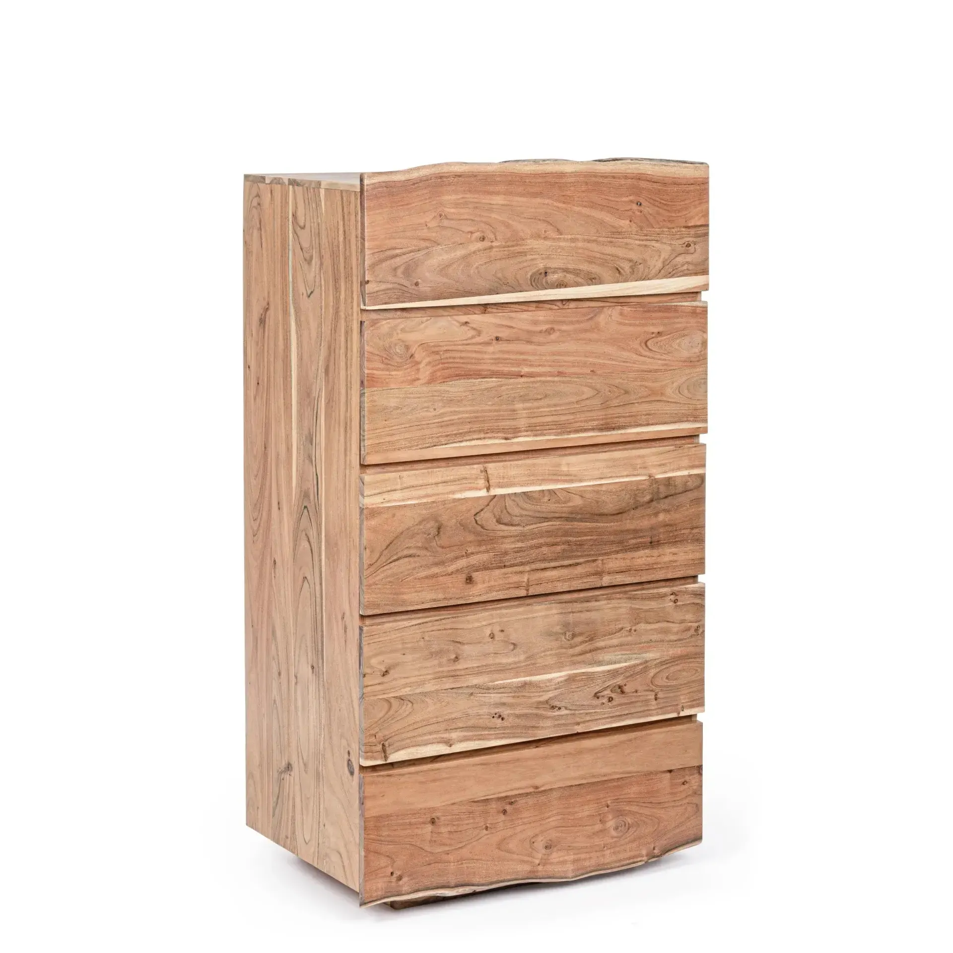 Komoda ARON Bizzotto naturalna drewniana 70x45x130