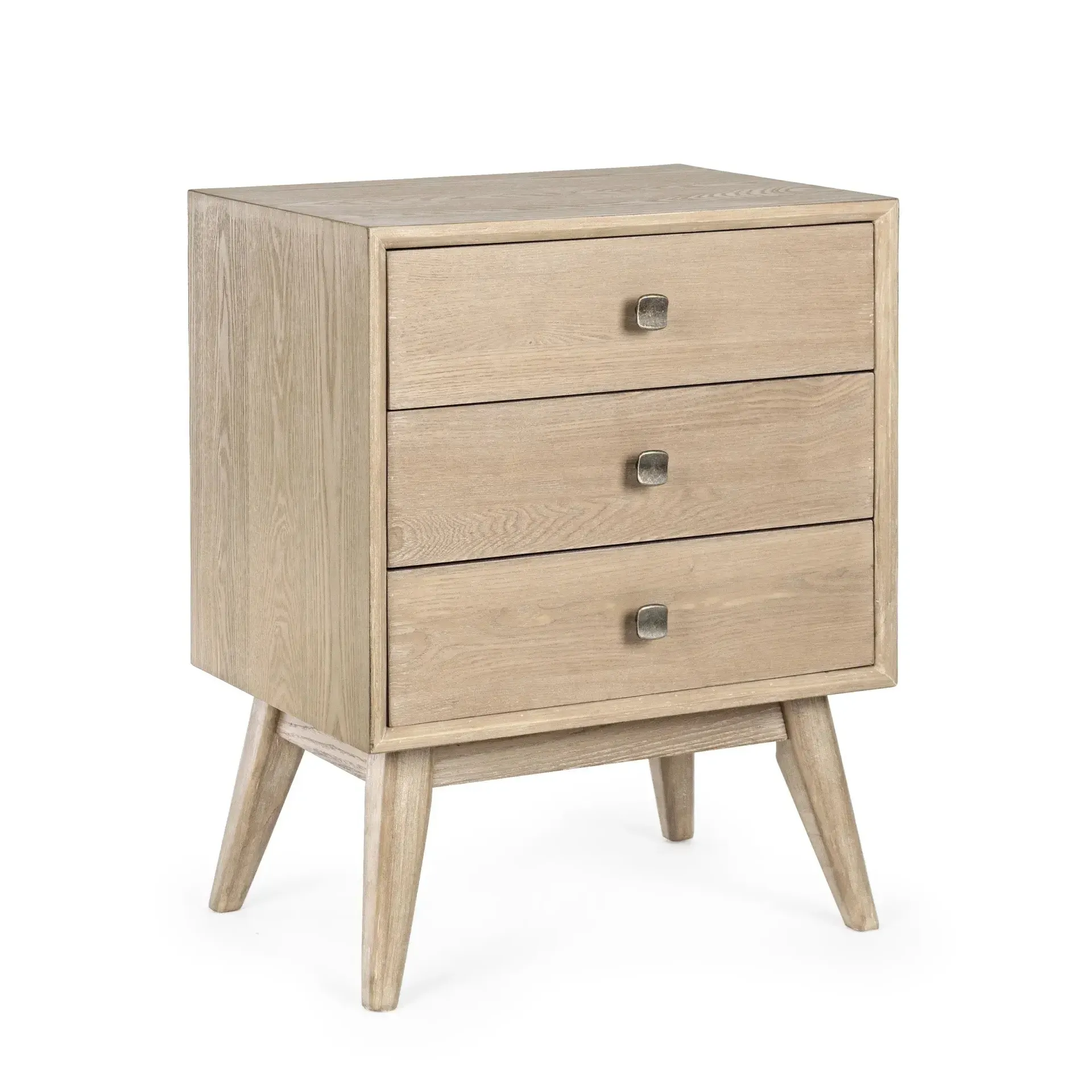 Komoda ALANNIS Bizzotto naturalna drewniana 48x35x66