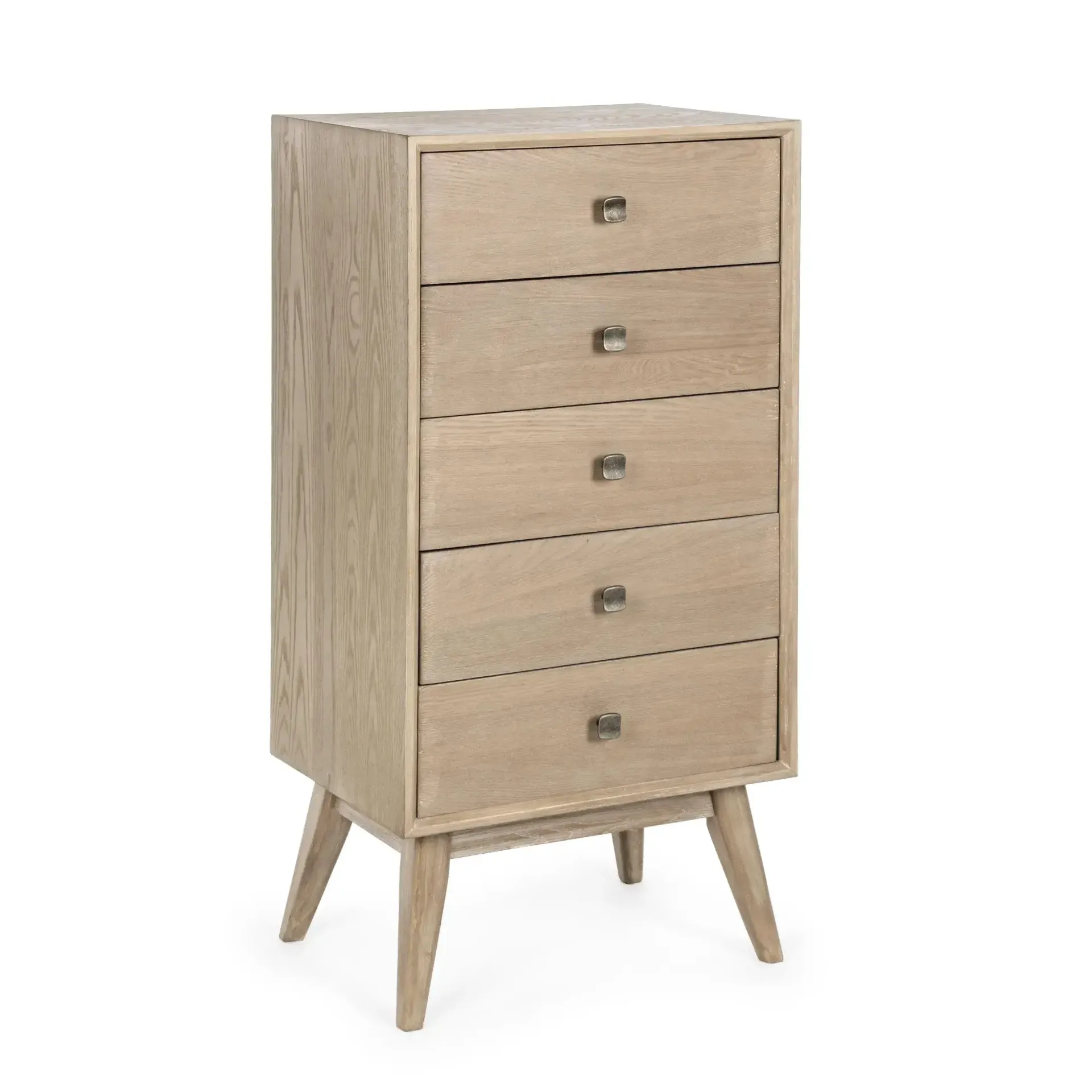 Komoda ALANNIS Bizzotto naturalna drewniana 48x35x99