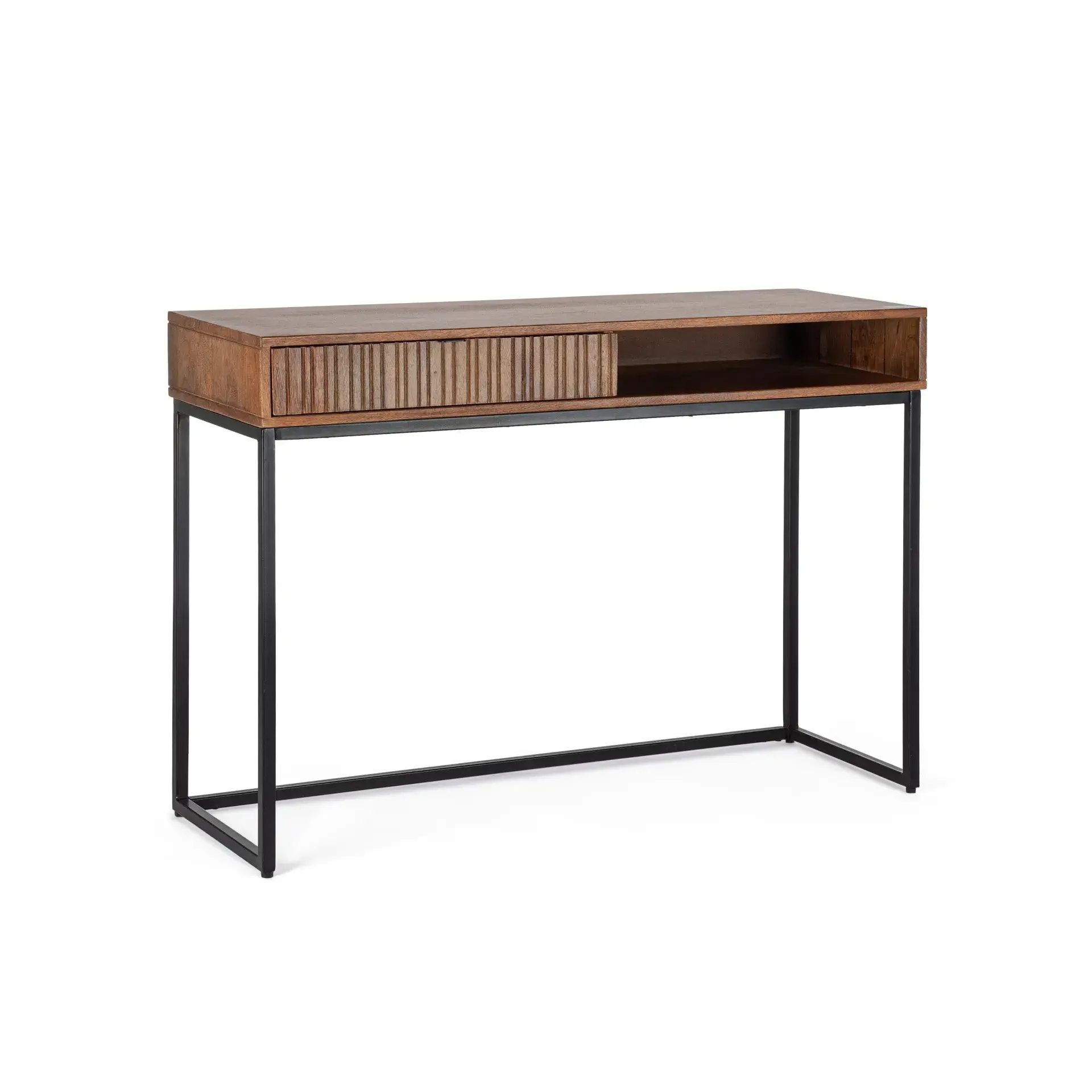 Konsola TADITA Bizzotto naturalna drewniana 110x40x78