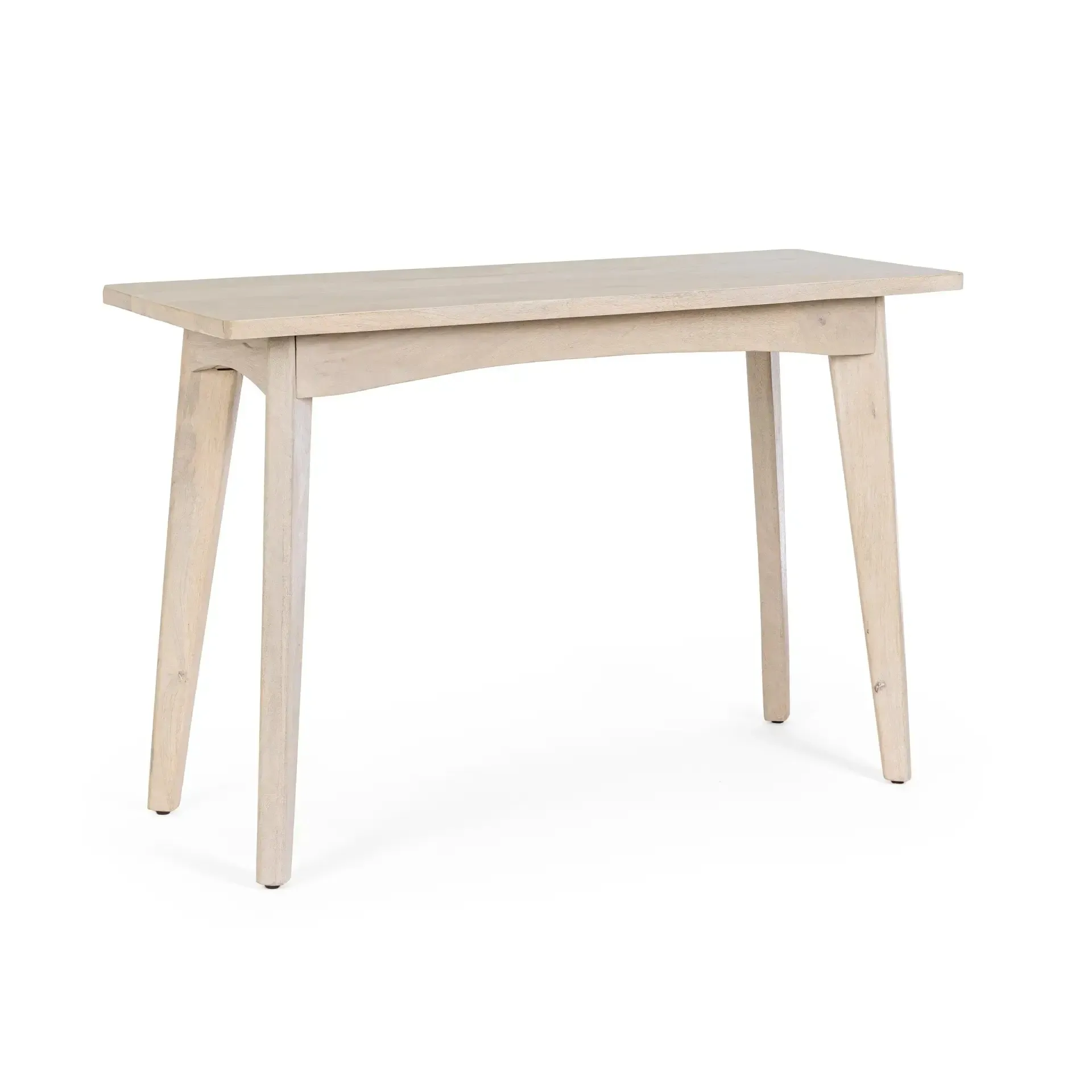 Konsola SAHANA Bizzotto biała drewniana 115x45x75