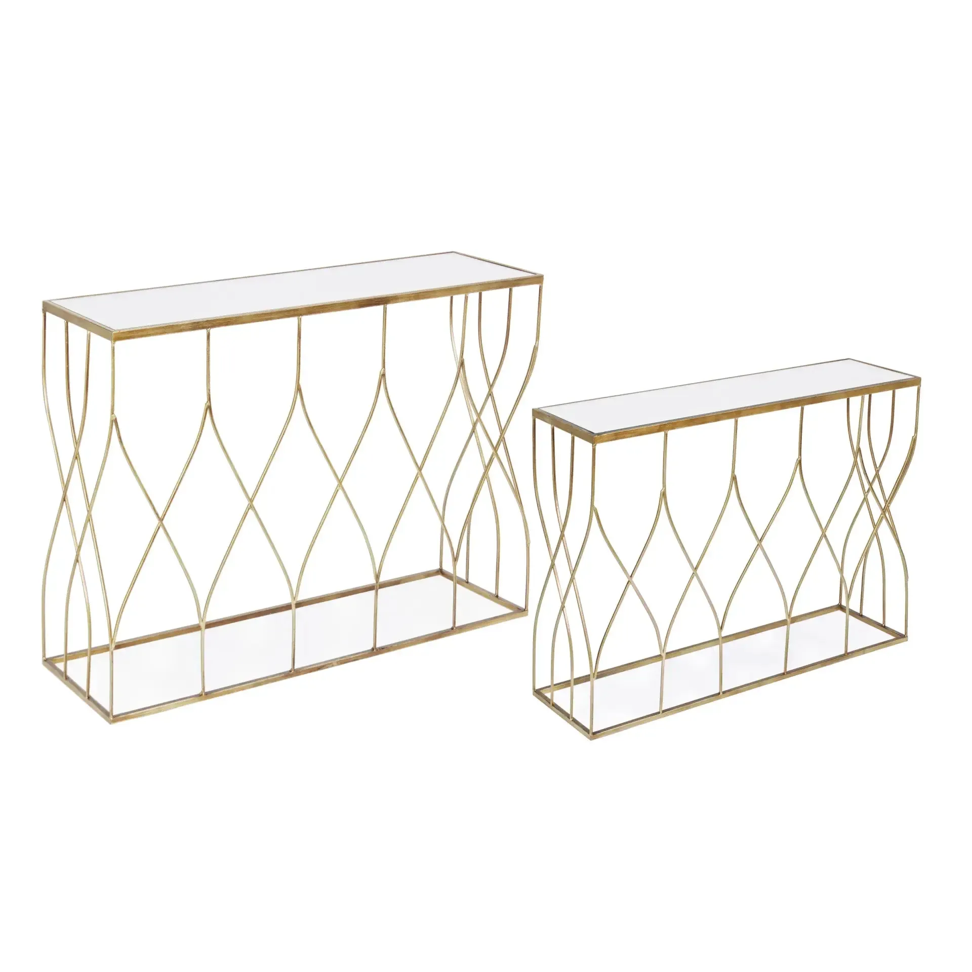 Zestaw konsol ELENOR Bizzotto   96.5x28x71 | 104x33x79