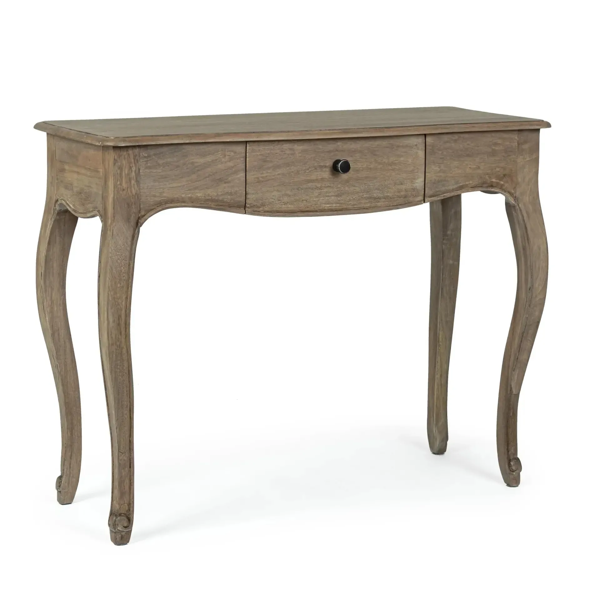 Konsola DOMITILLE Bizzotto naturalna drewniana 100x40x76