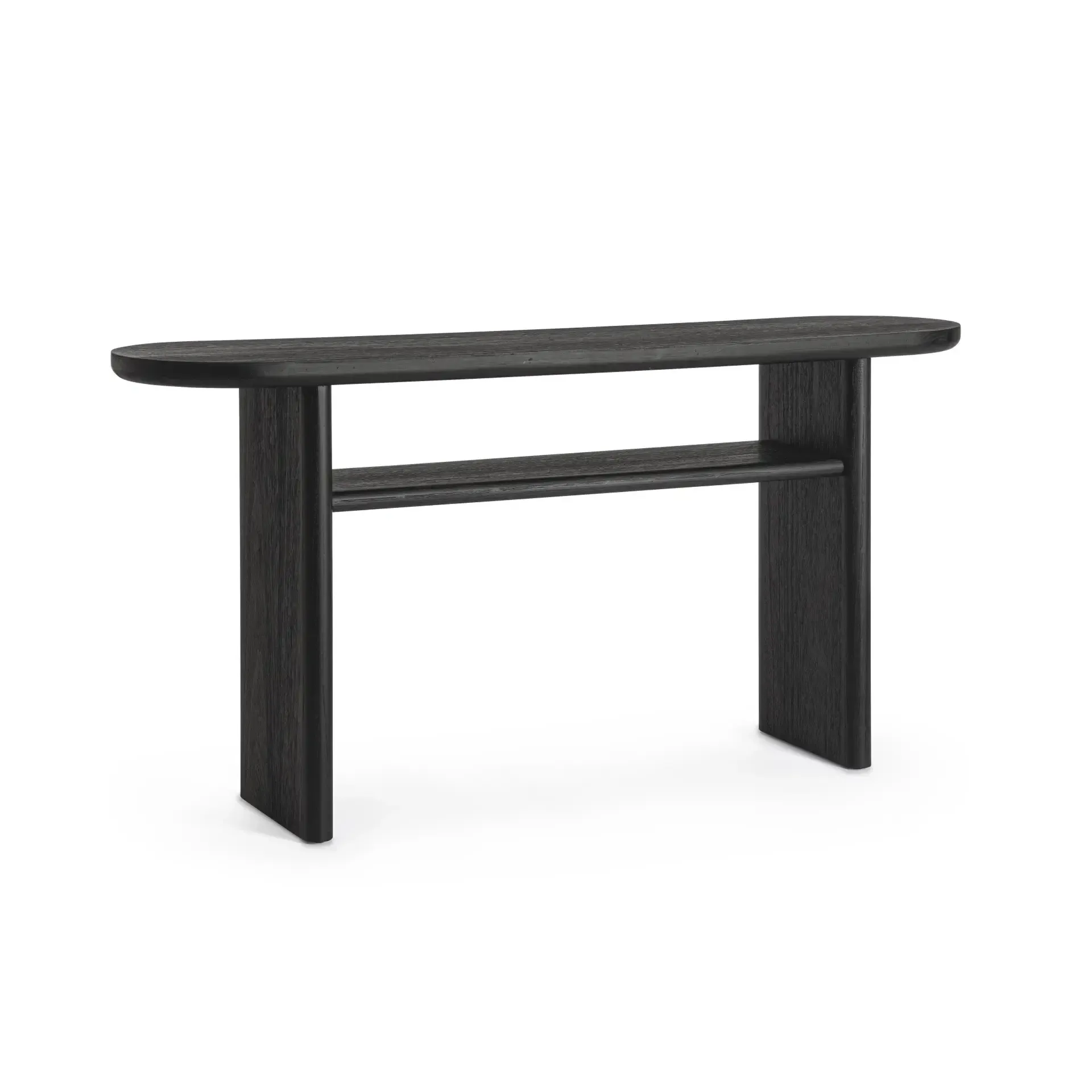 Konsola EMPIRE Bizzotto czarna drewno + MDF 160x40x80