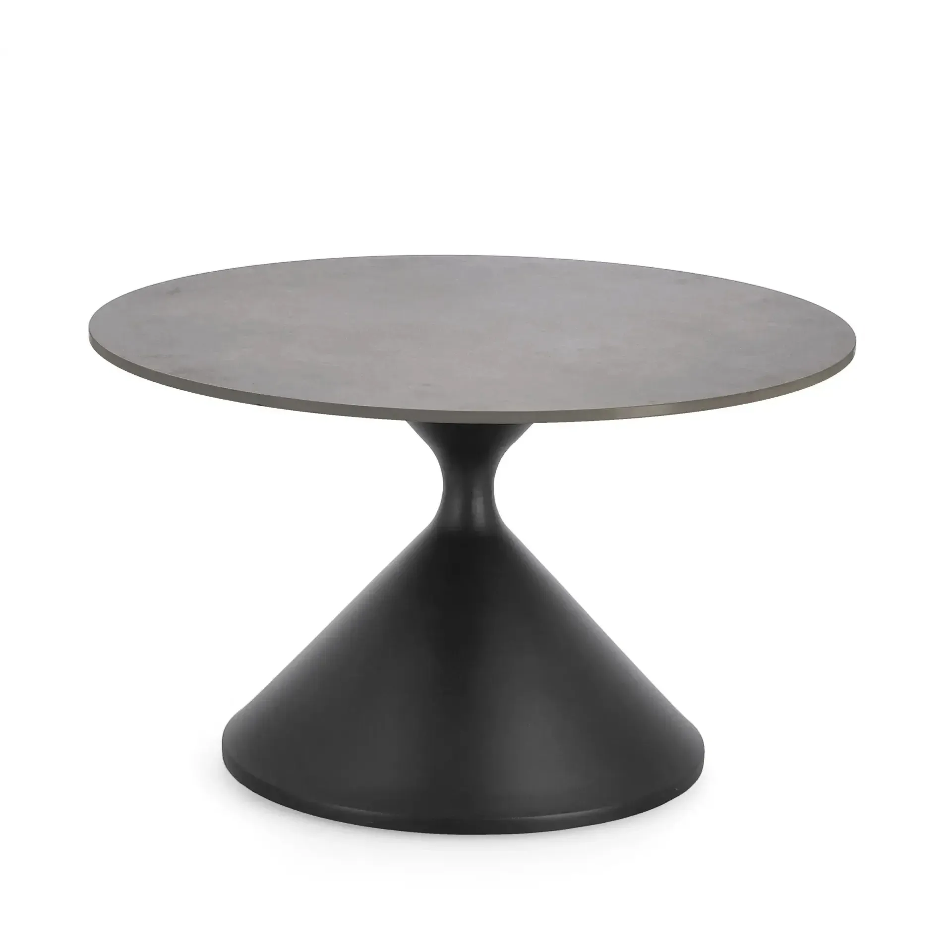 Stolik kawowy JOONA Bizzotto czarny porcelanowy Ø70x40