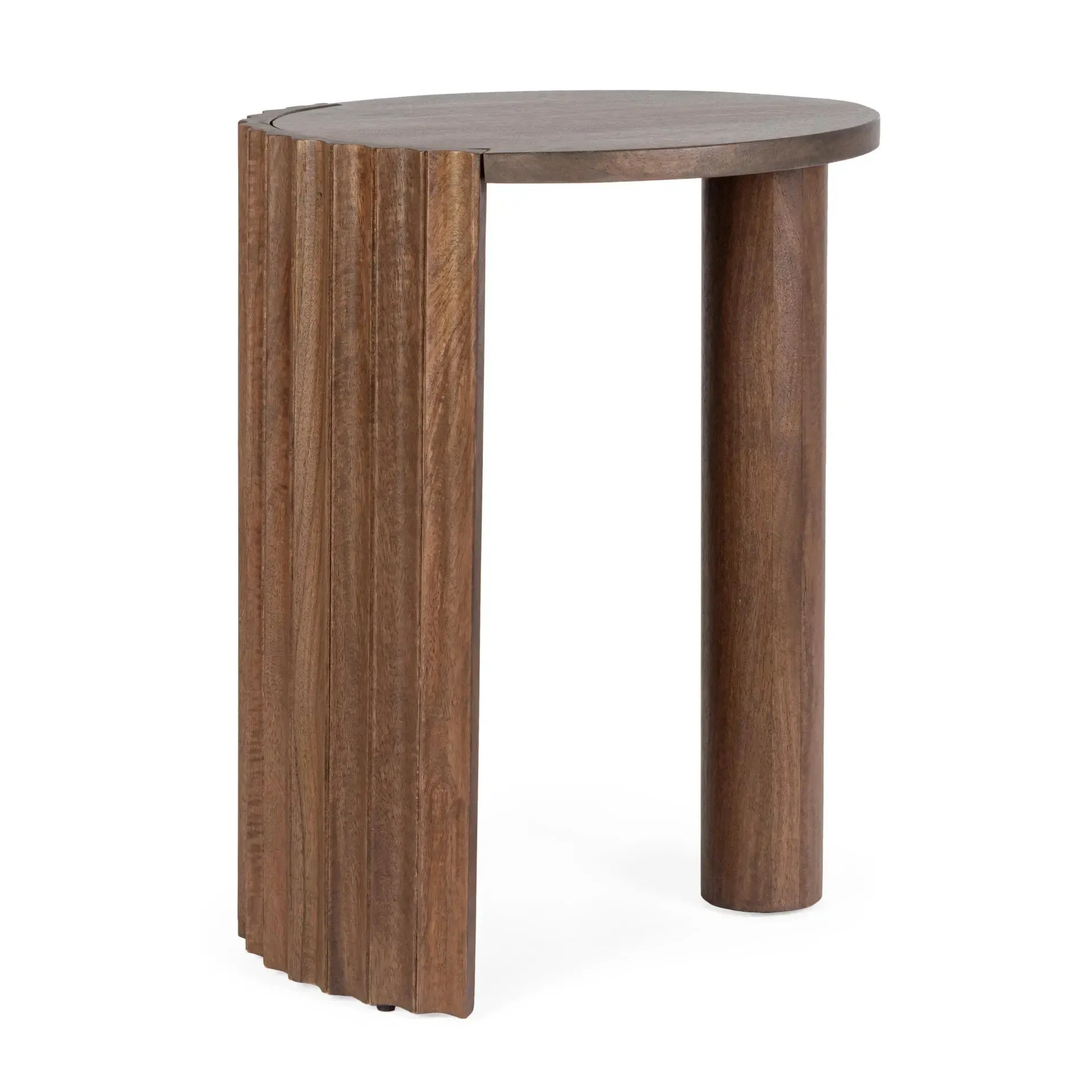 Stolik kawowy ORISSA Bizzotto naturalny drewnianych Ø50x65