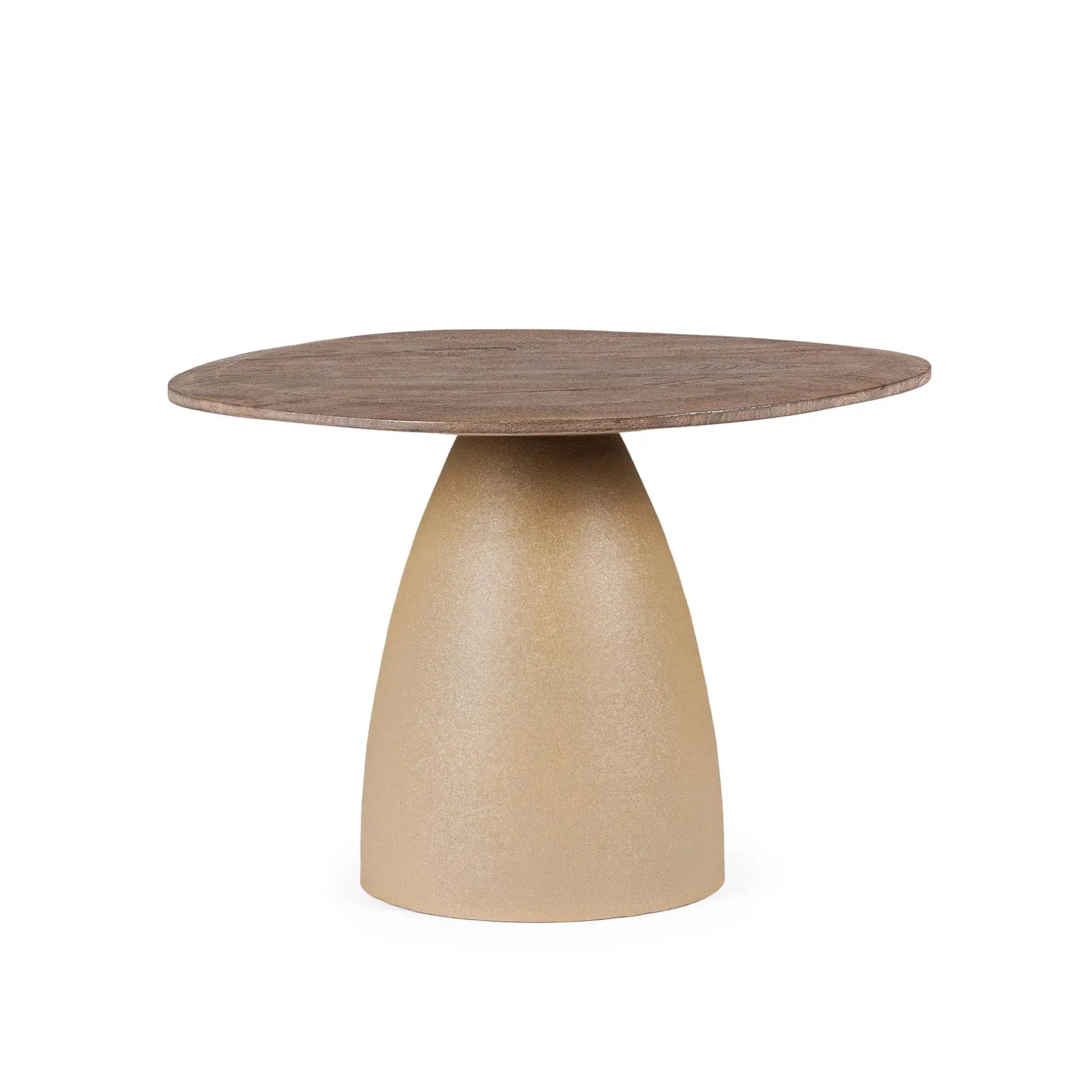 Stolik kawowy STANLEY Bizzotto naturalny drewno + stal 60x58x45